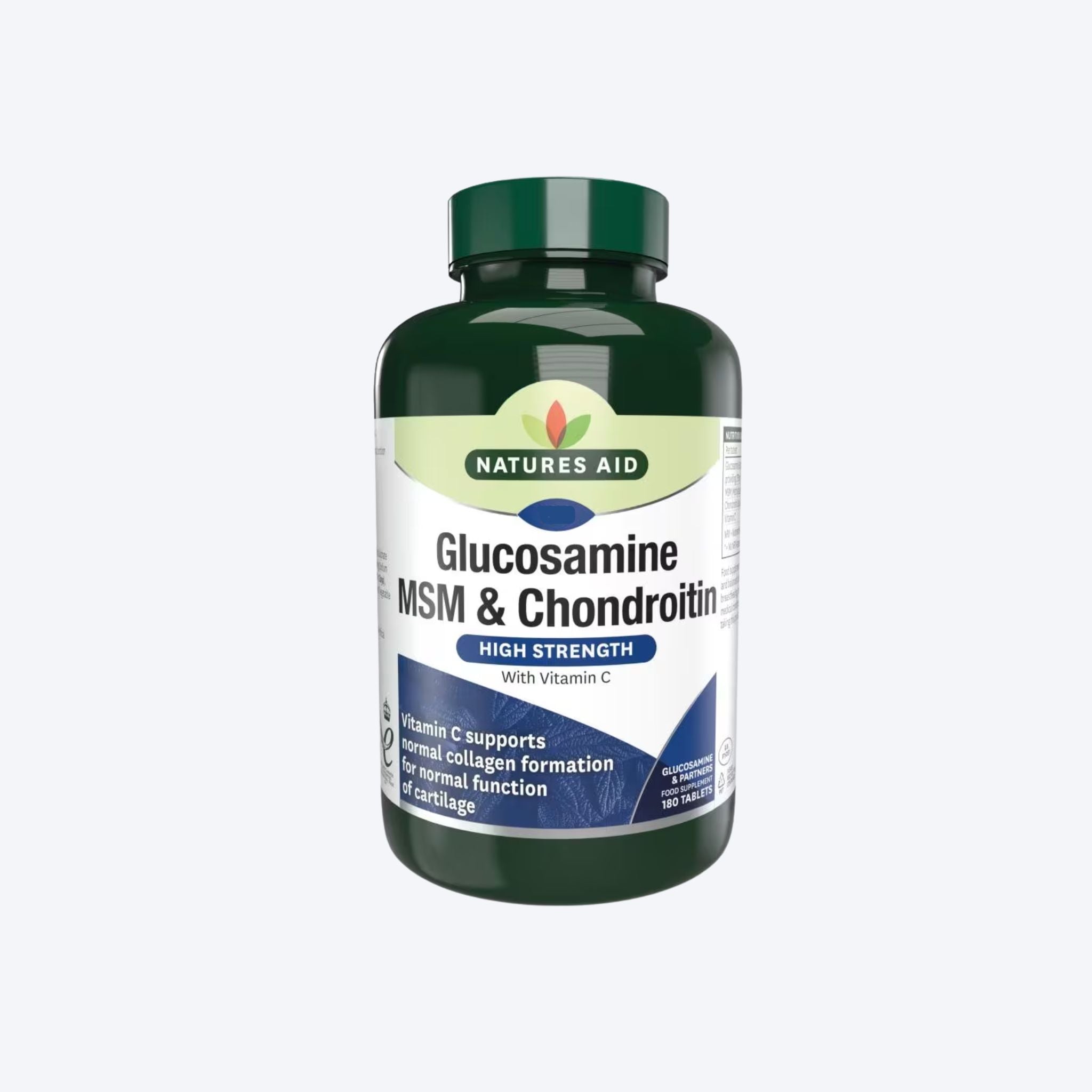 Natures Aid Glucosamine, MSM & Chondroitin x90 Tablets