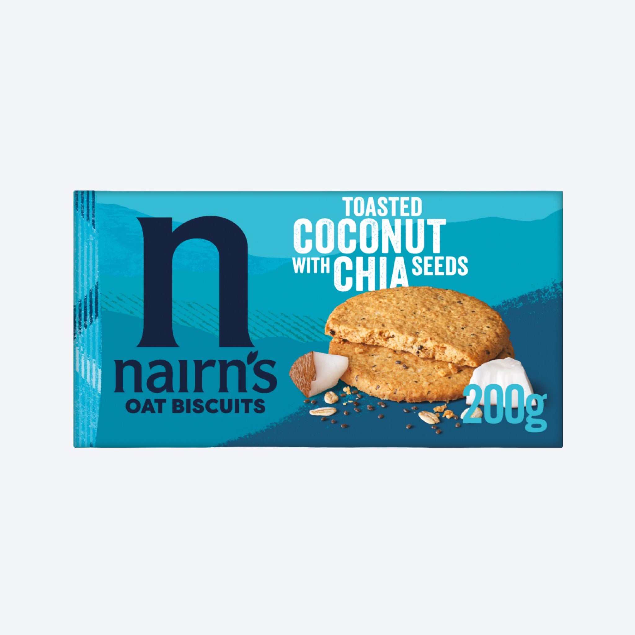 Nairns Coconut and Chia Seeds Oats Biscuits