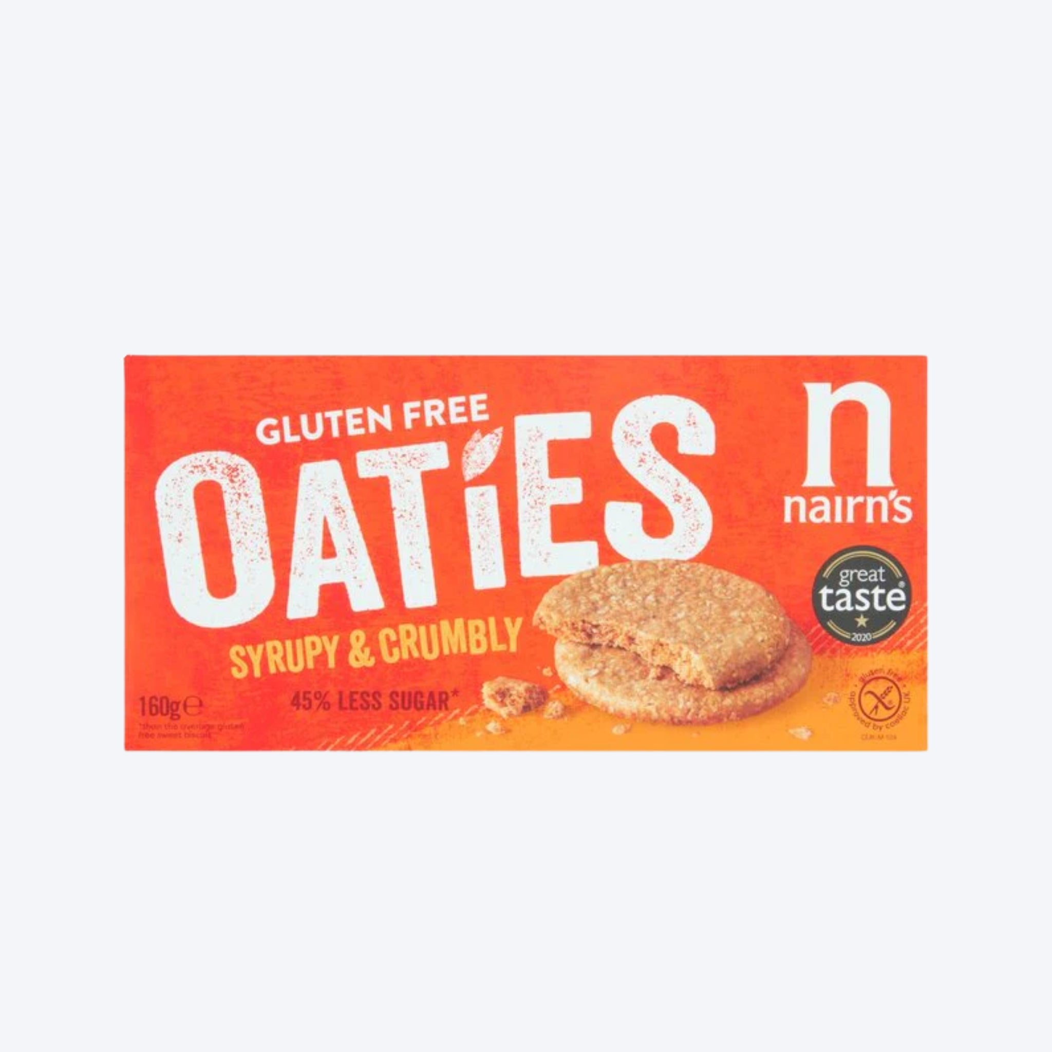 Nairns's Gluten Free Oaties Syrup & Crumble 160g