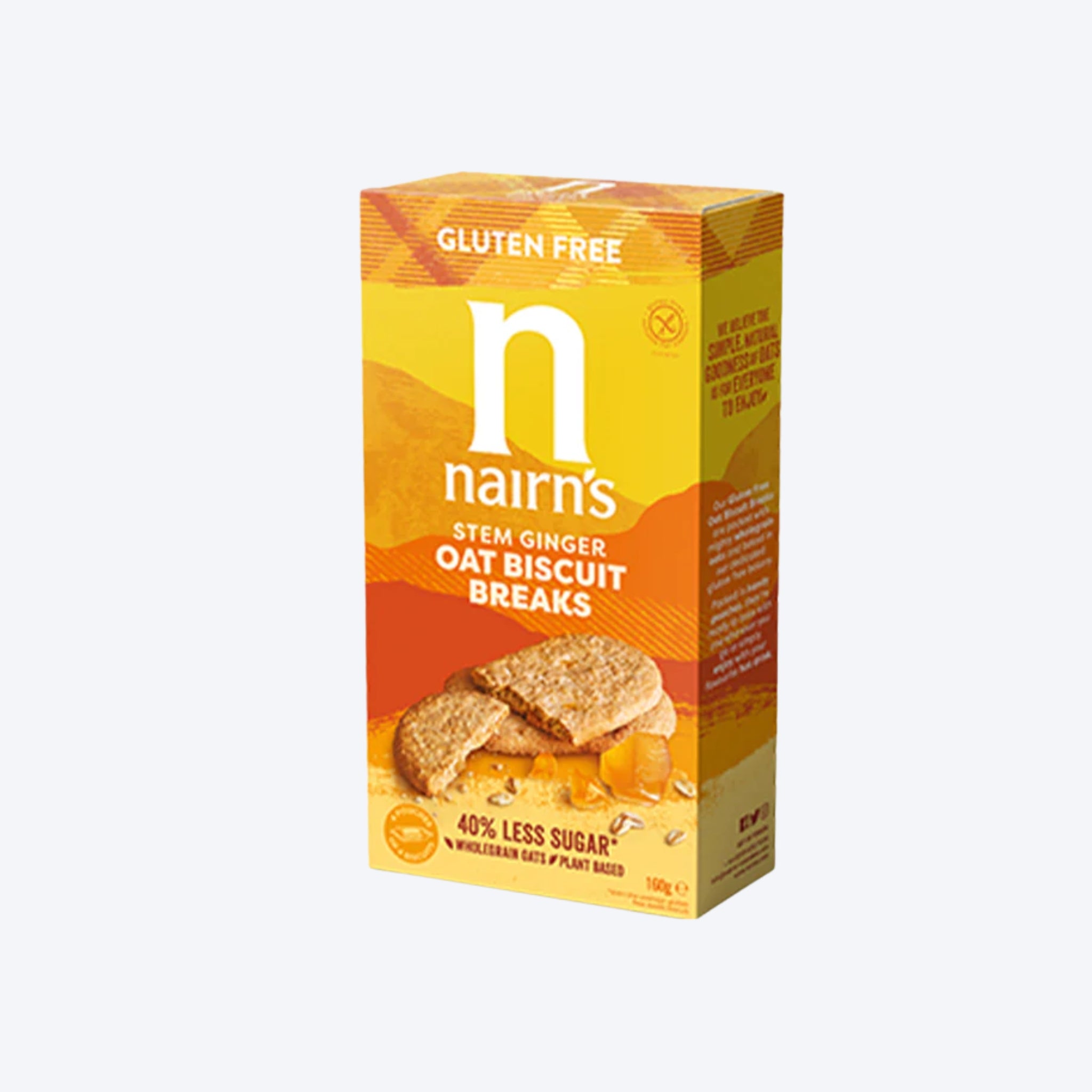 Nairns's Stem Ginger Oat Biscuit Breaks 160g