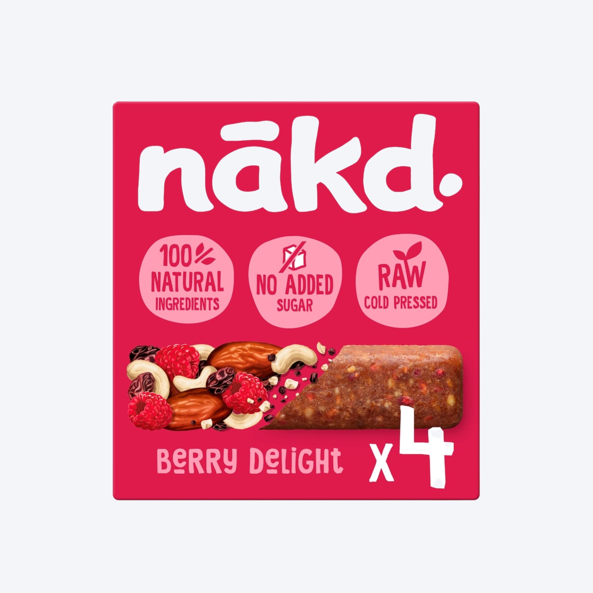 Nakd 4 x 35g Berry Delight Bars