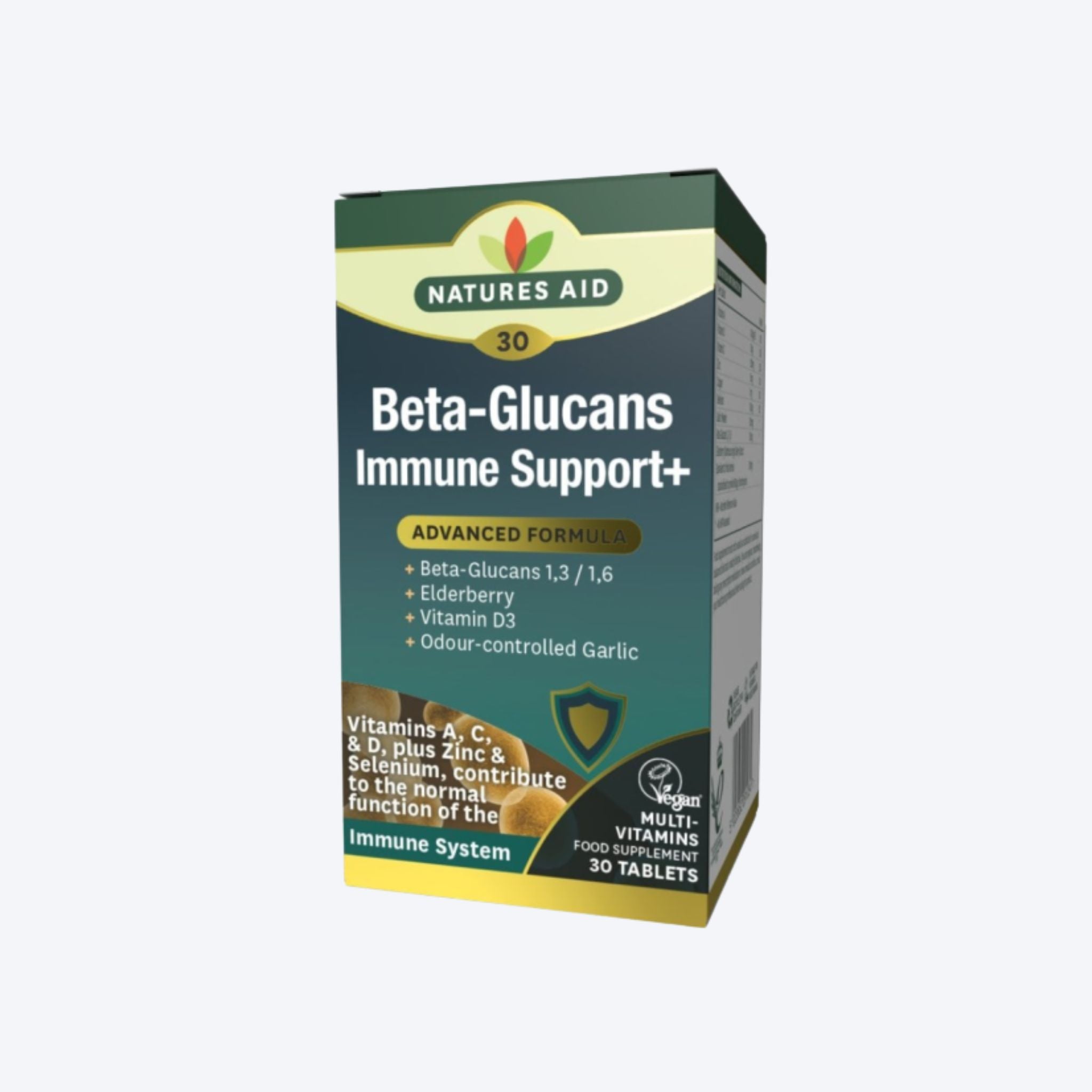 Nature’s Aid Beta-Glucans Immune Support+ x30 Tablets