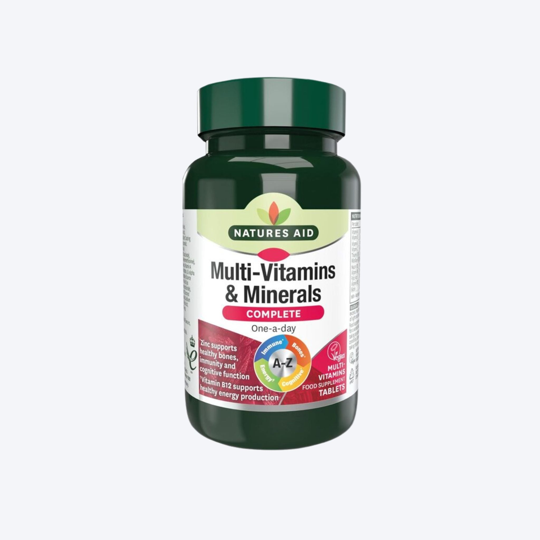 Nature’s Aid Multi-Vitamins & Minerals Complete x120 tablets