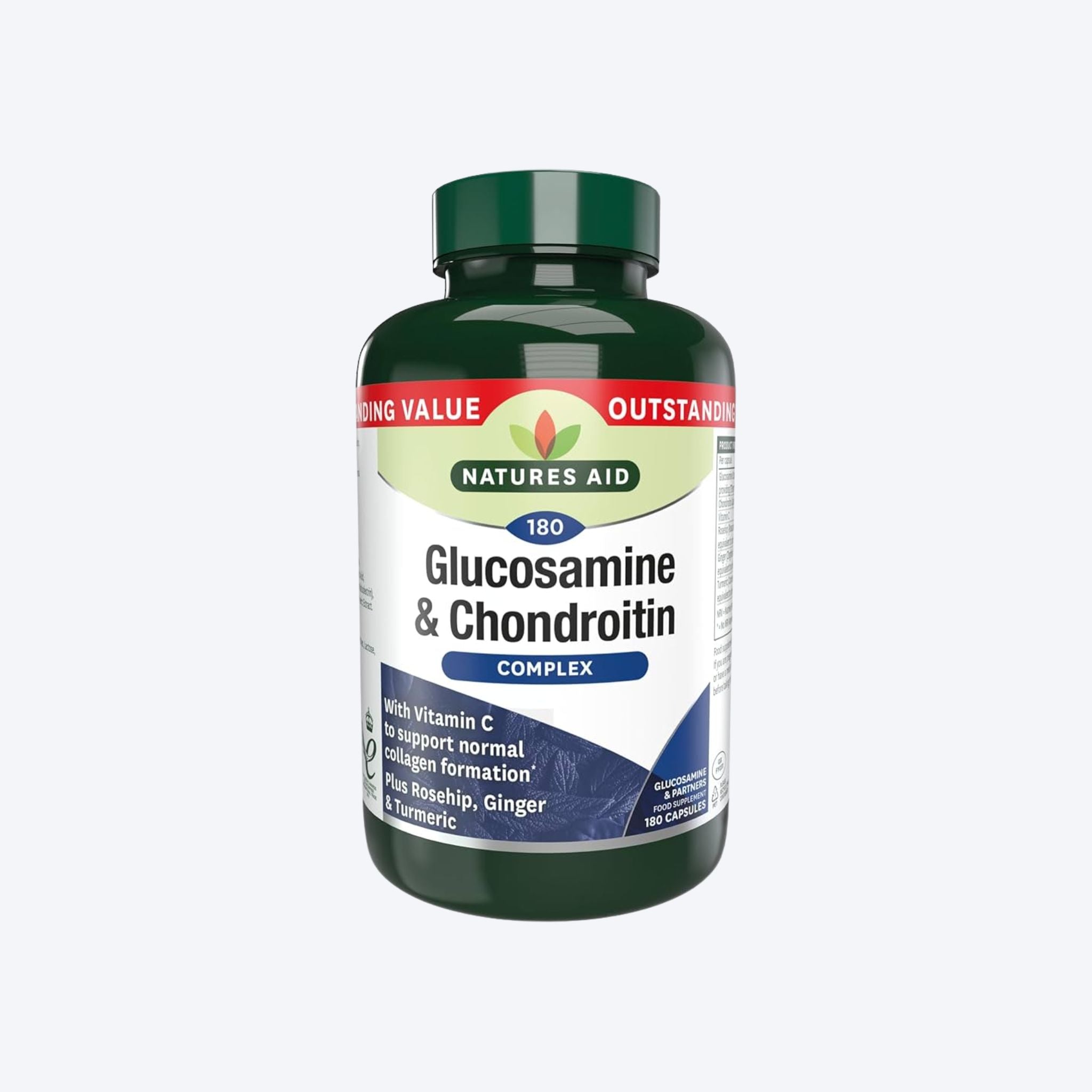 Natures Aid Glucosamine & Chondroitin Complex 180 Tabs