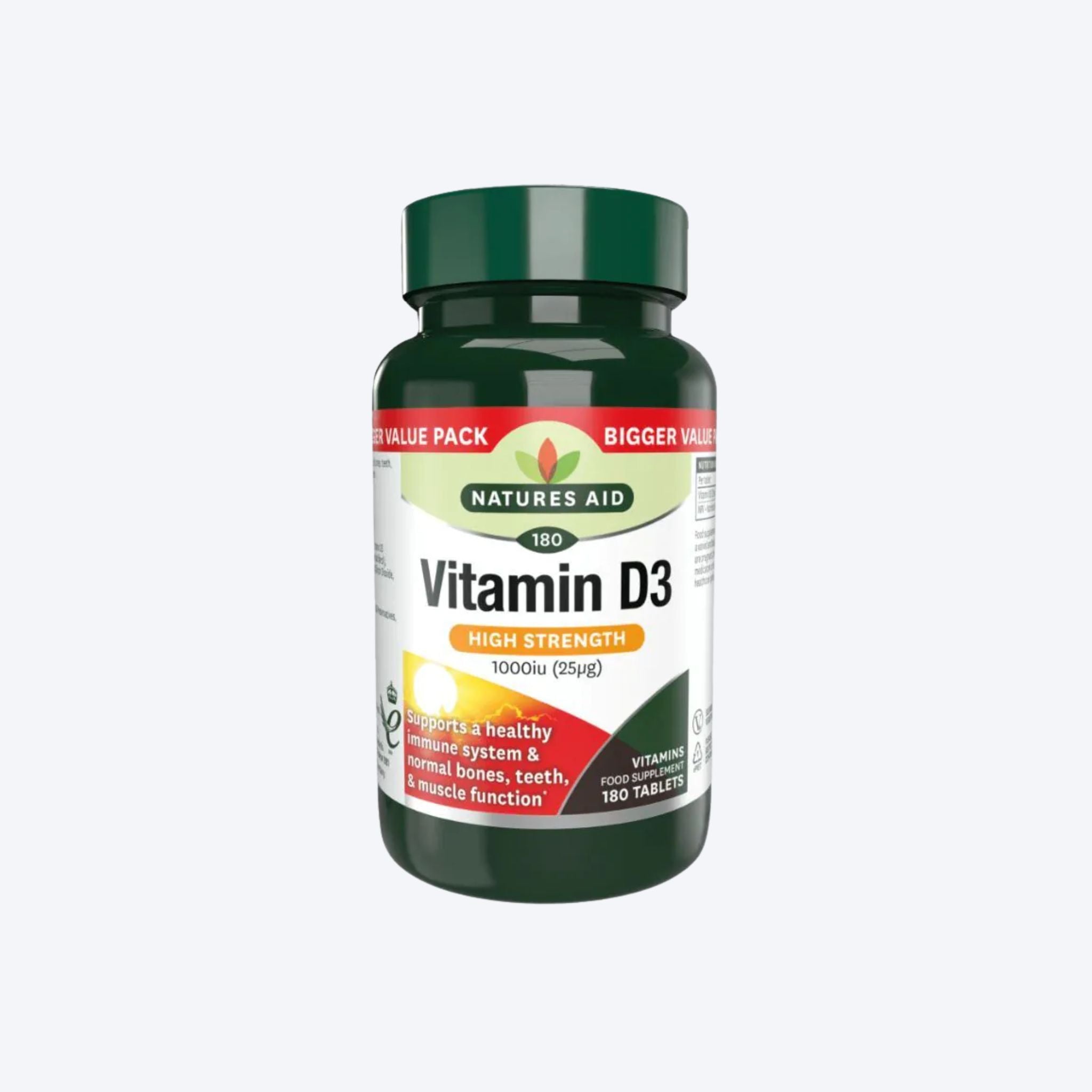 Natures Aid Vitamin D x180 Tablets