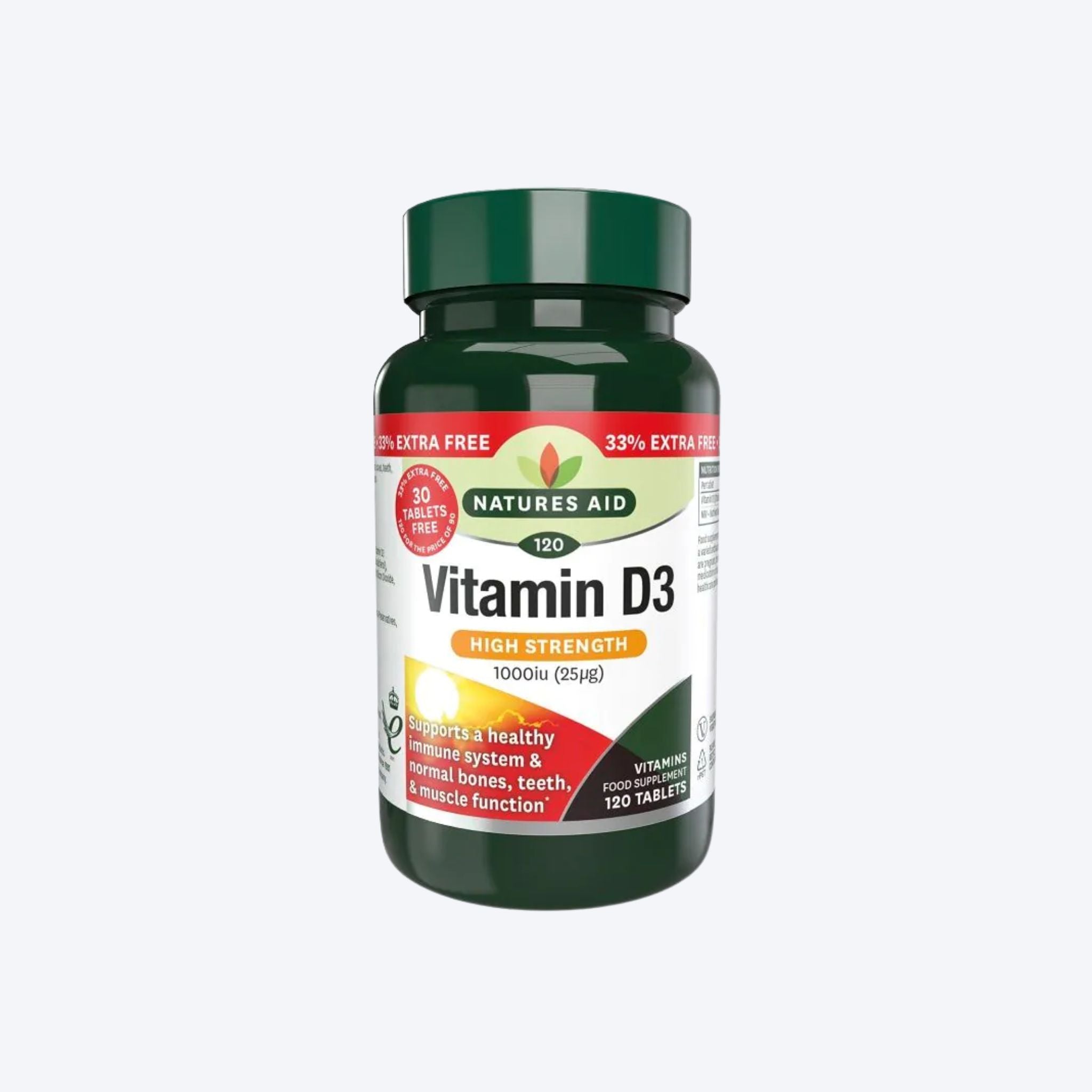Natures Aid Vitamin D x120 Tablets