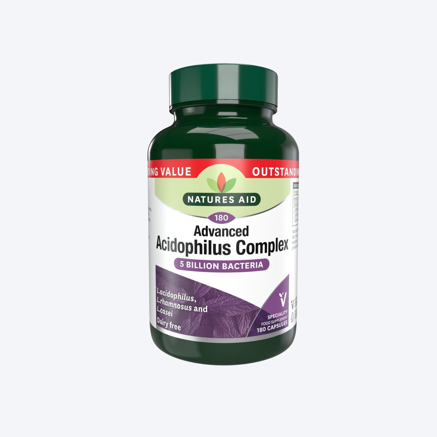 Natures Aid Acidophilus Complex 180 Tabs