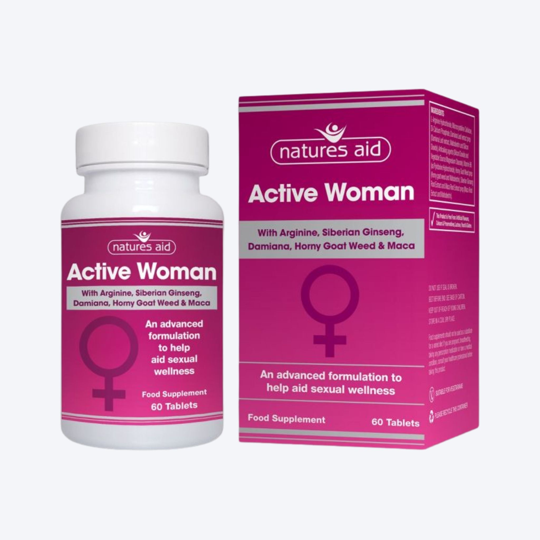 Natures Aid Active Women 60 Tabs