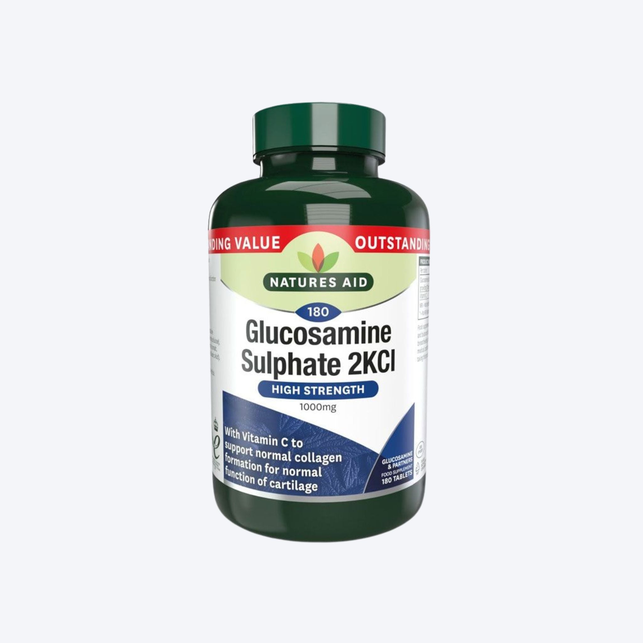 Natures Aid Glucosamine & Chondroitin Complex 180 Caps