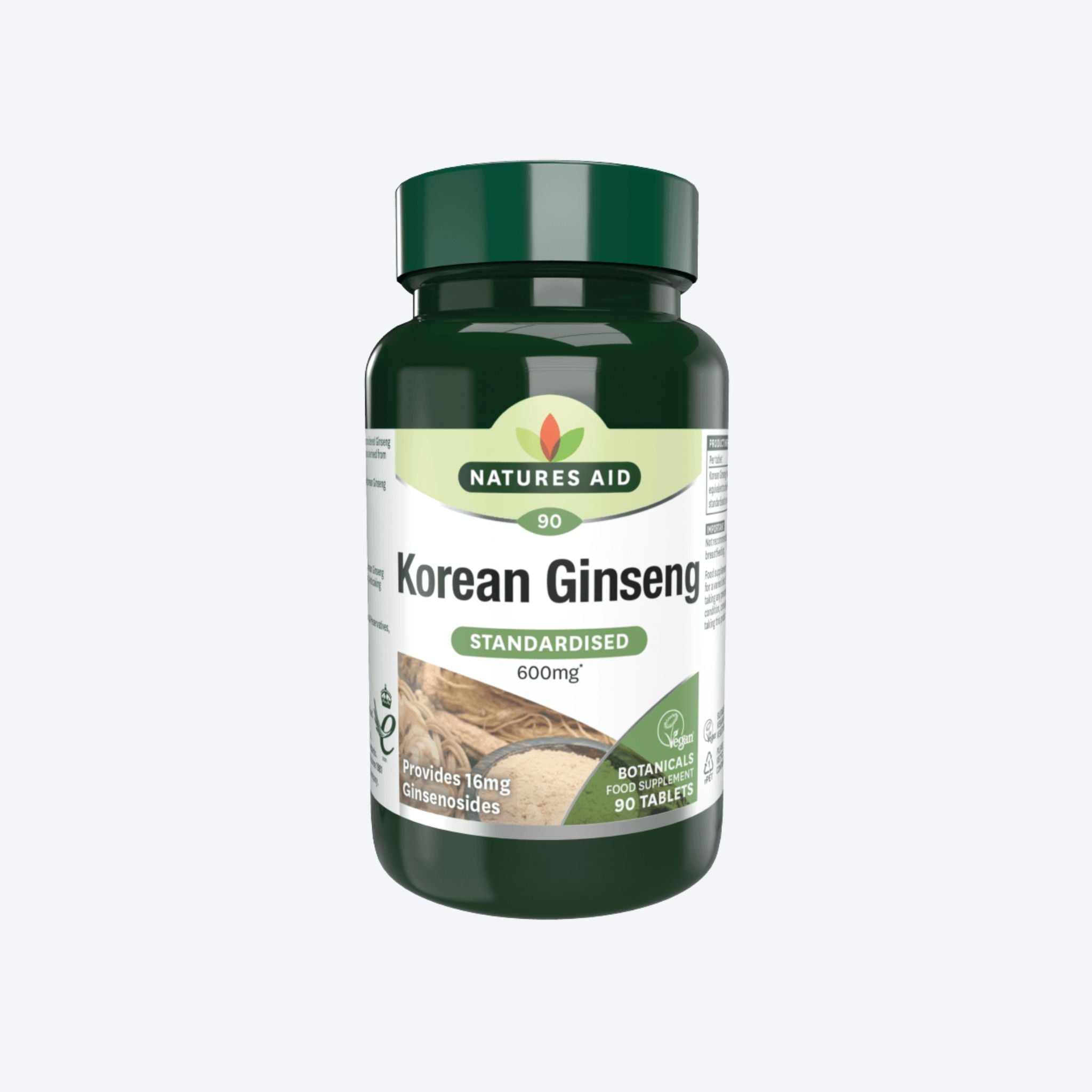 Natures Aid Korean Ginseng x90 Tablets