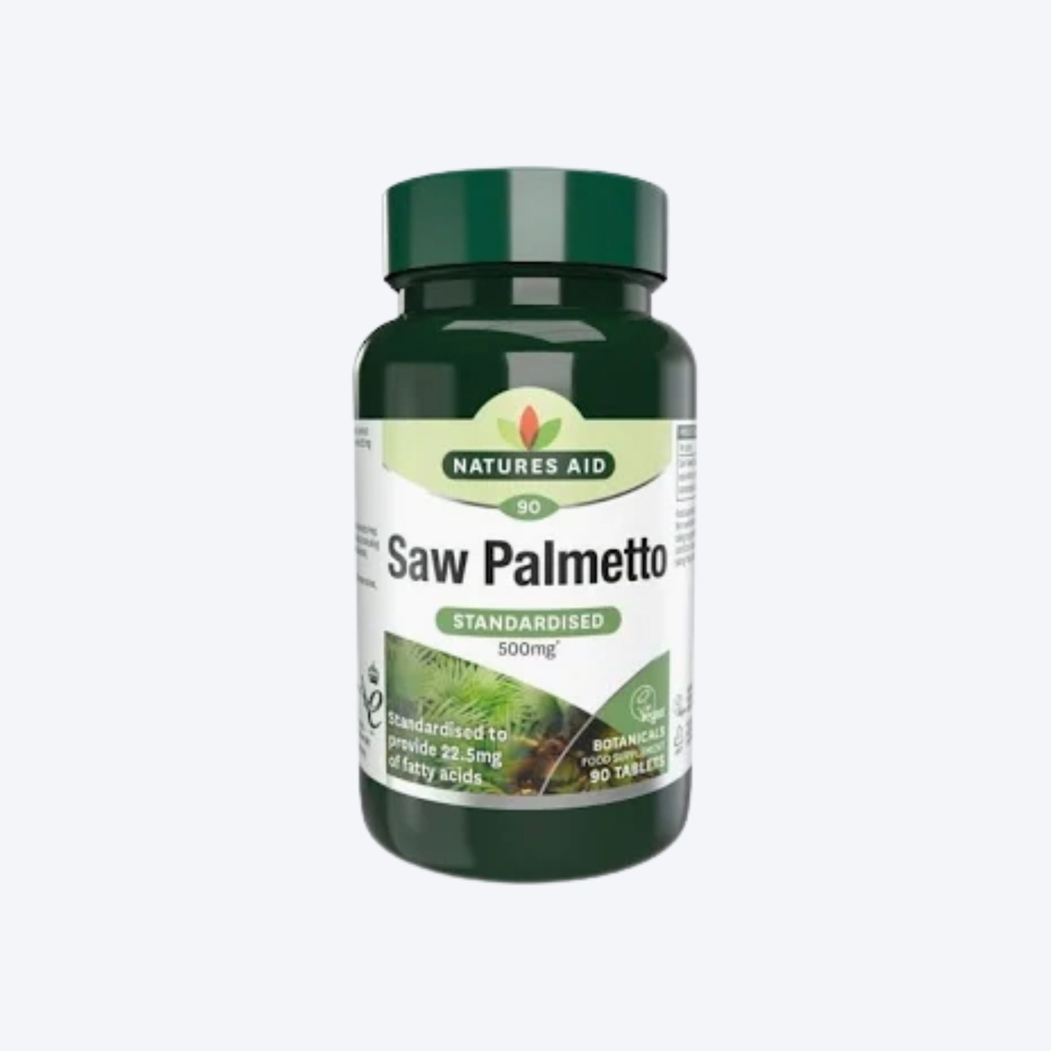 Natures Aid Saw Palmetto Standardised 90 Tabs