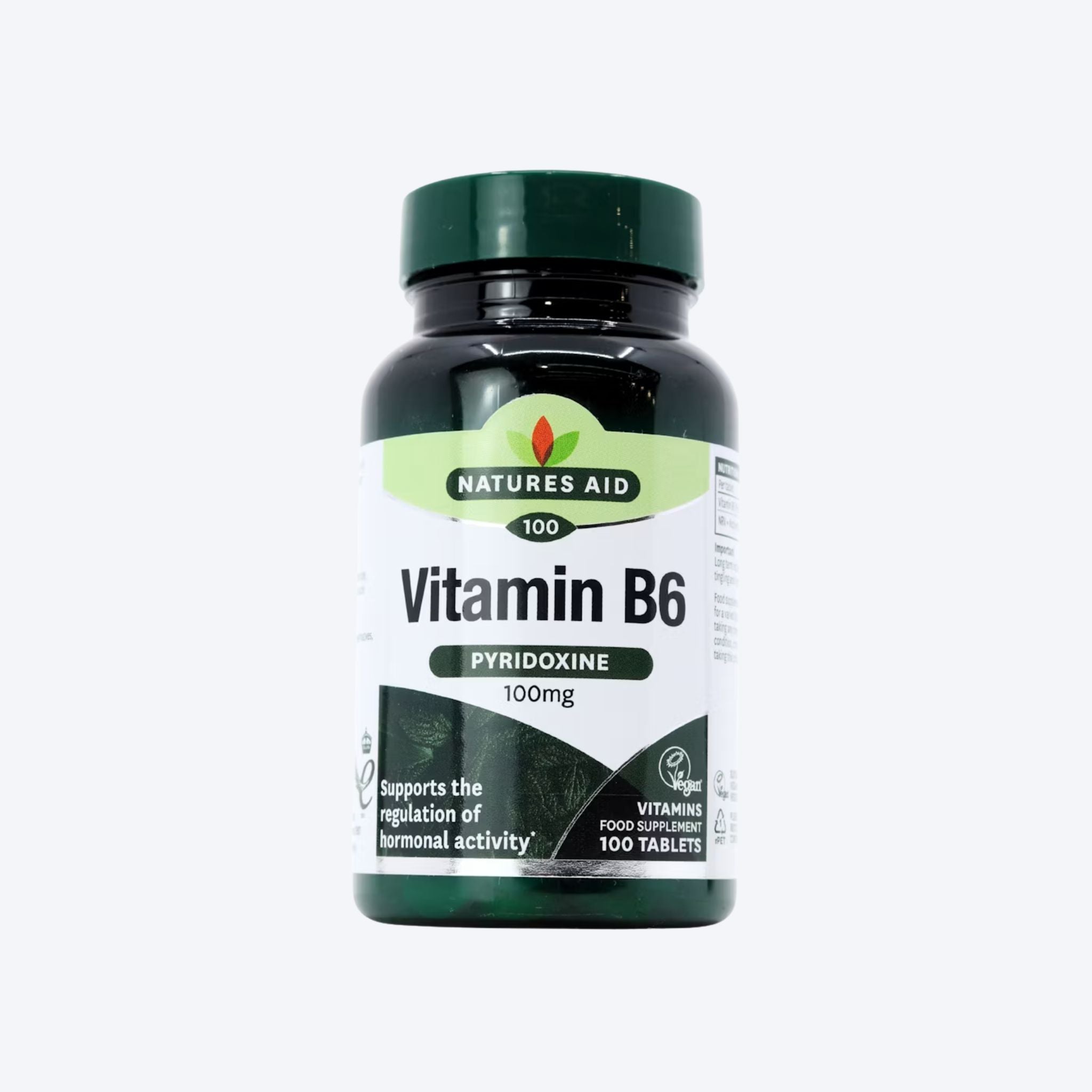 Natures Aid Vitamin B6 100mg x100 Tablets