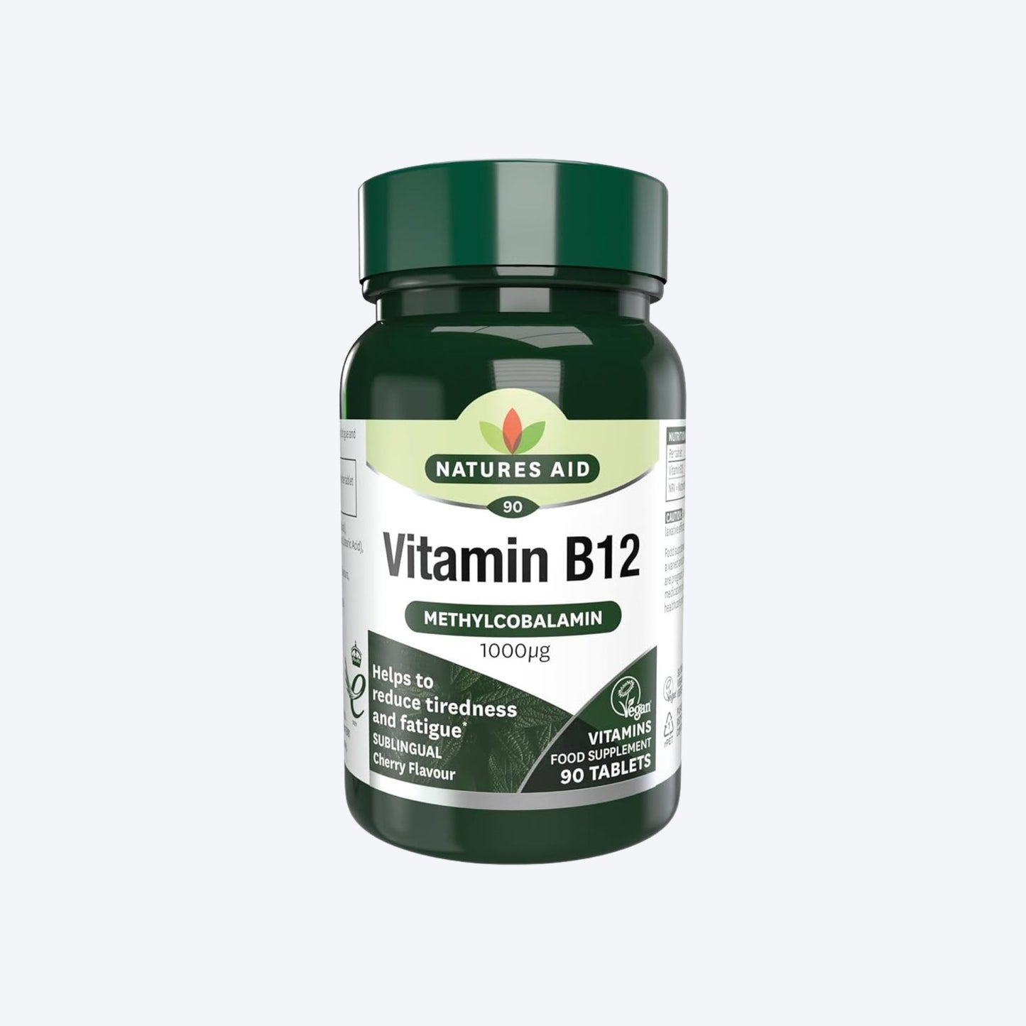 Natures Aid Vitamin B 12 1000ug x180 tabs