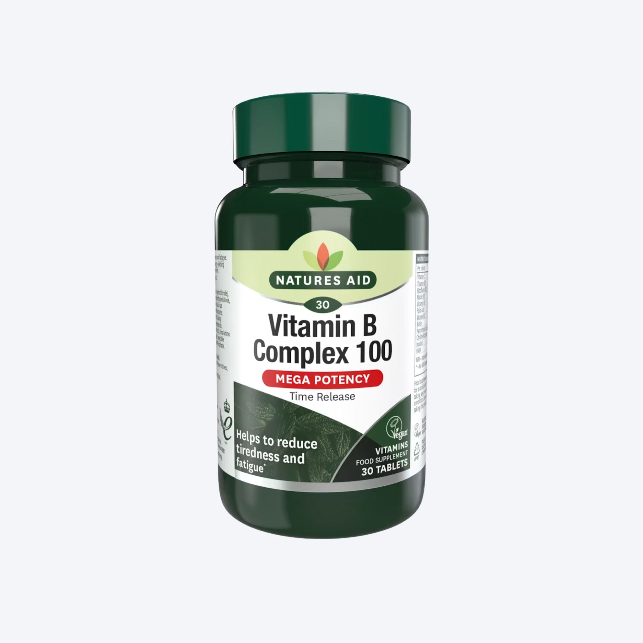 Natures Aid Vitamin B Complex 100 x30 Tablets