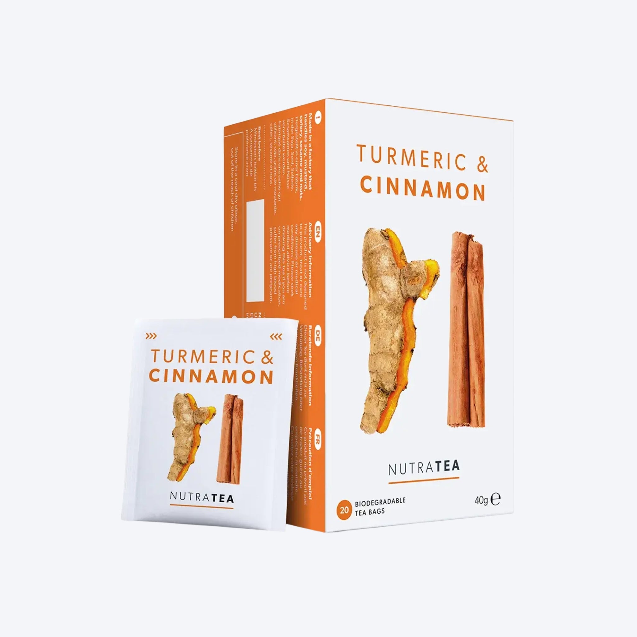 NutraTea Turmeric and Cinnamon x20 Bags