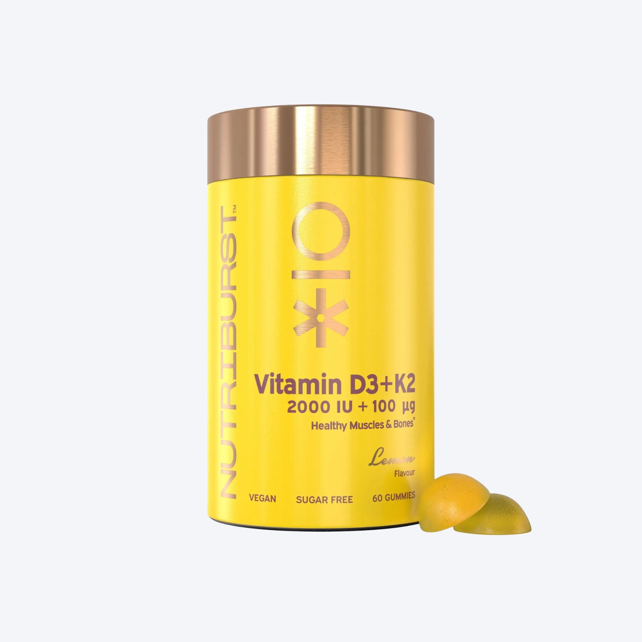 Nutriburst Vitamin D + K2 2000iu x60 Gummies