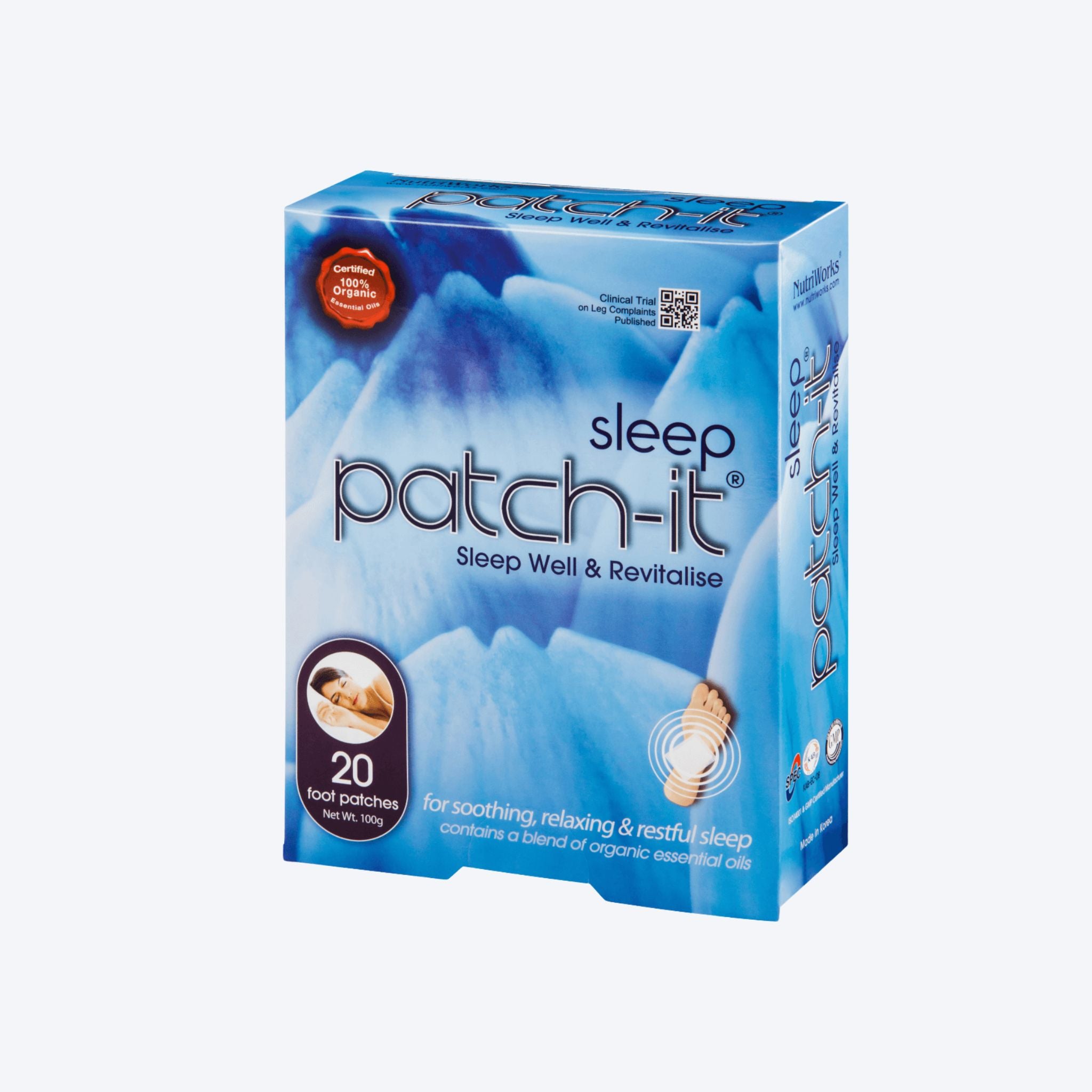 Nutriworks Patch-It Sleep Detox Foot Patches