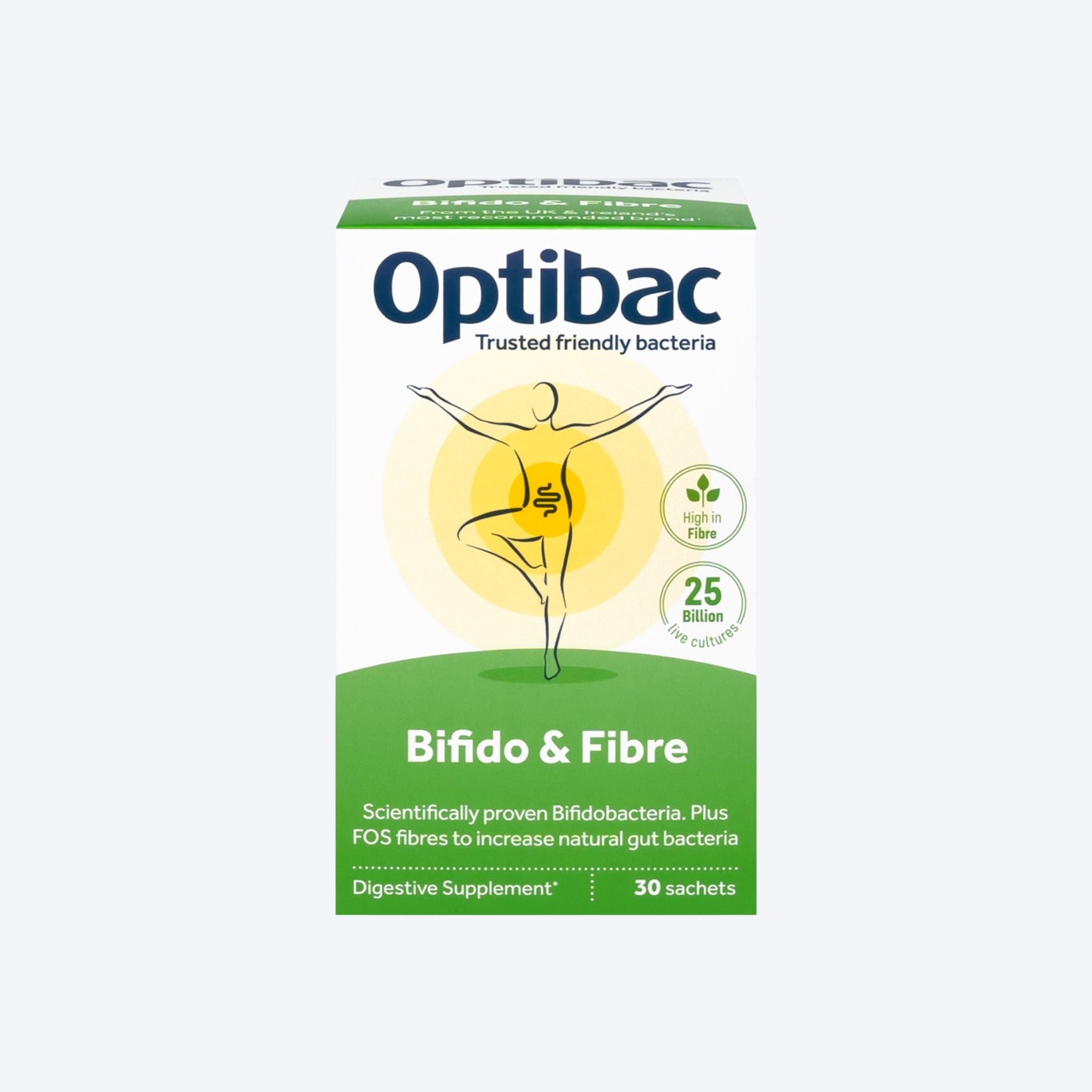 Optibac Probiotics Bifidobacteria & Fibre 30 Sachets