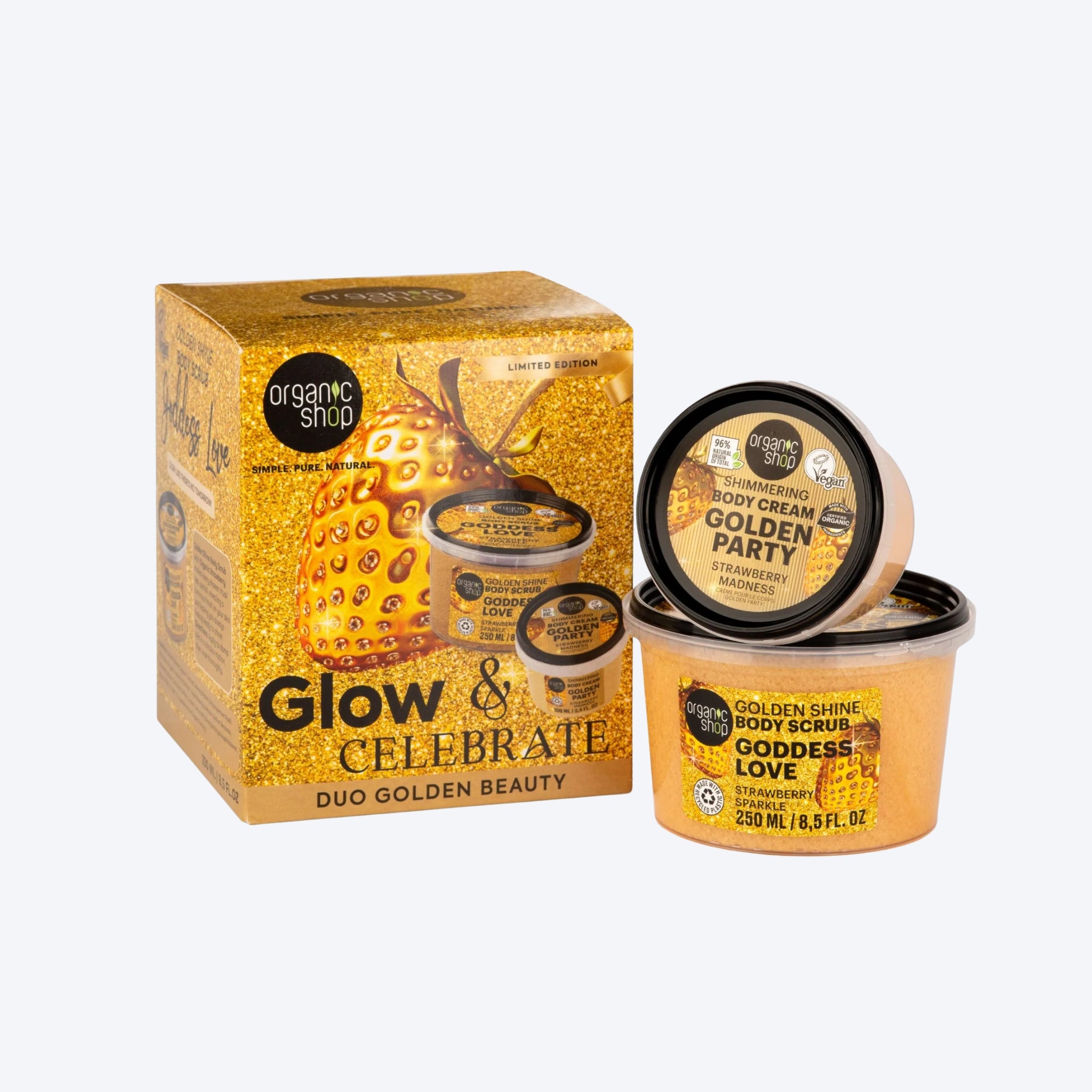 Organic Shop Glow & Celebrate Duo Golden Beauty