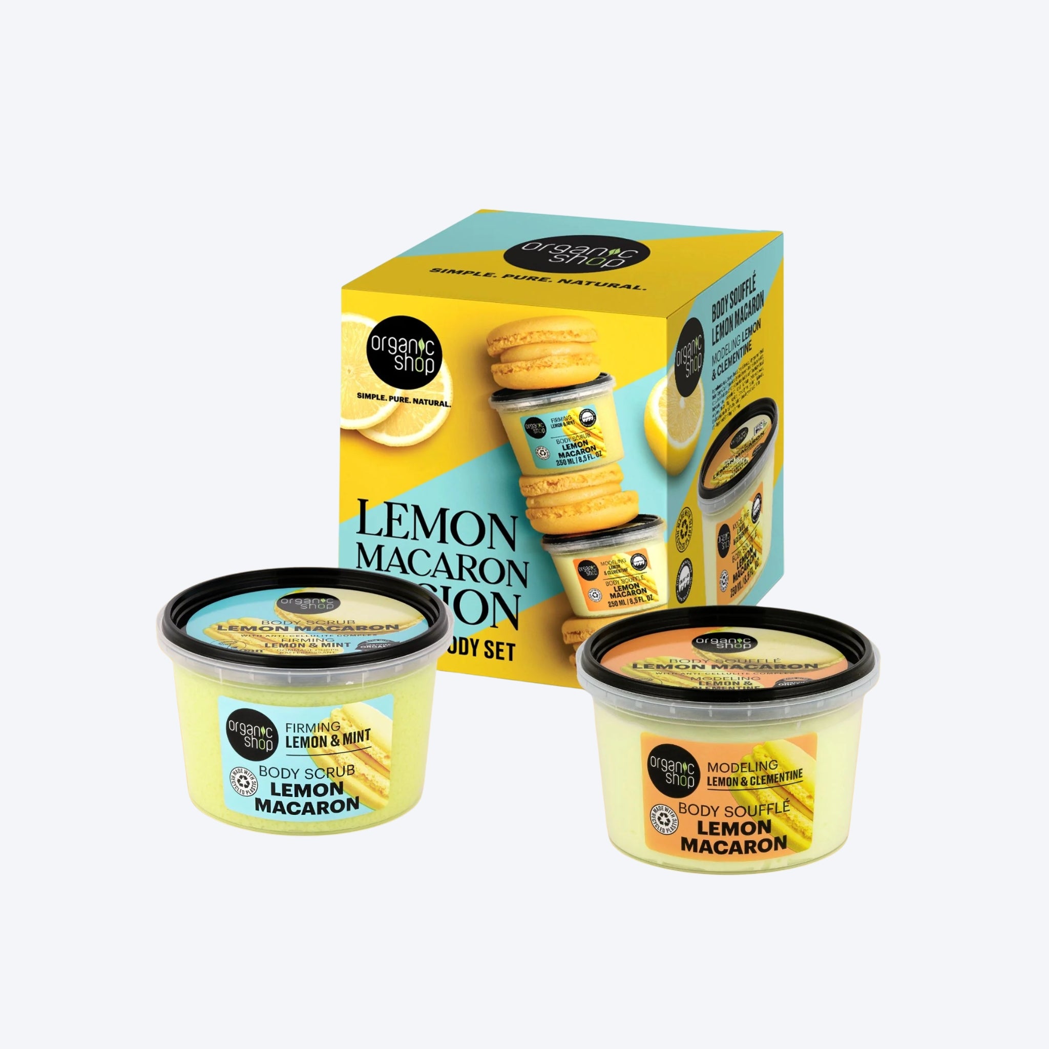 Organic Shop Lemon Macron Fusion Body Set