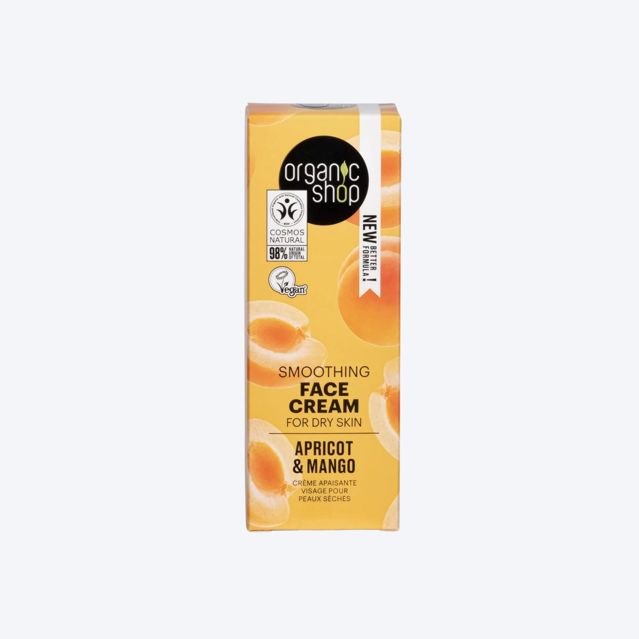Organic Shop Smoothing Face Cream Apricot & Mango