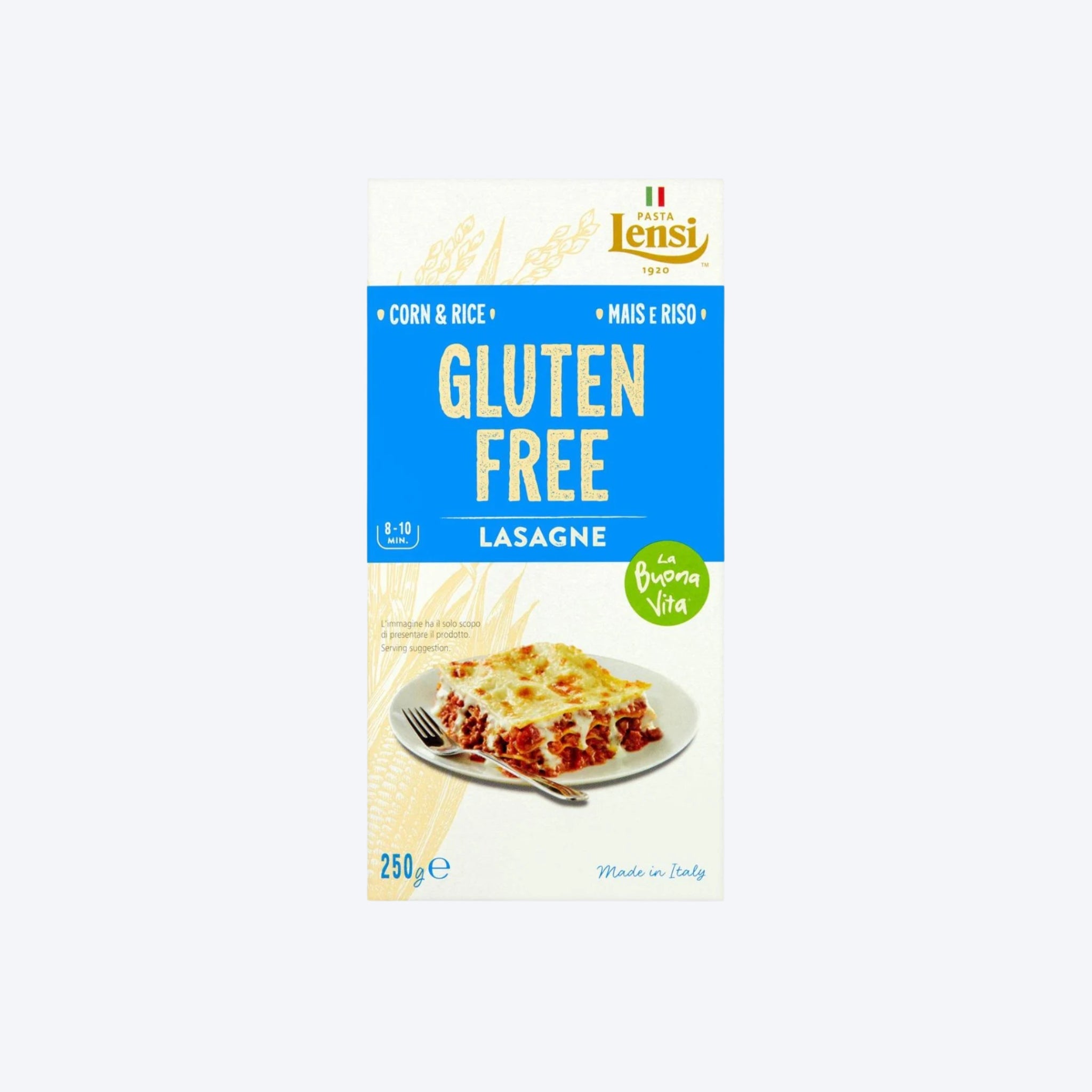Pasta Lensi Gluten Free Lasagne Sheets 250g