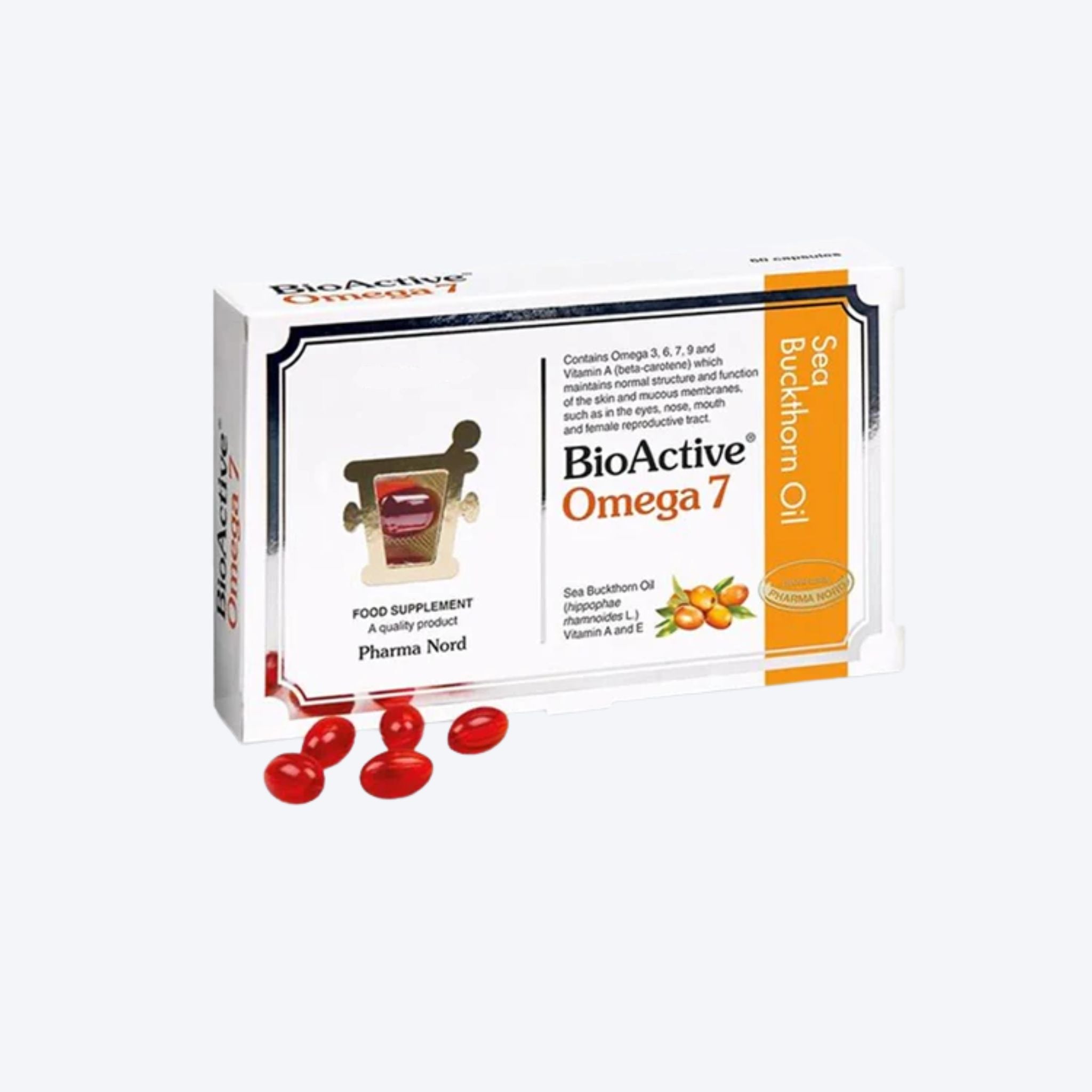 Pharma Nord Bio Active Omega 7 Sea Buckthorn Oil x150 Capsules