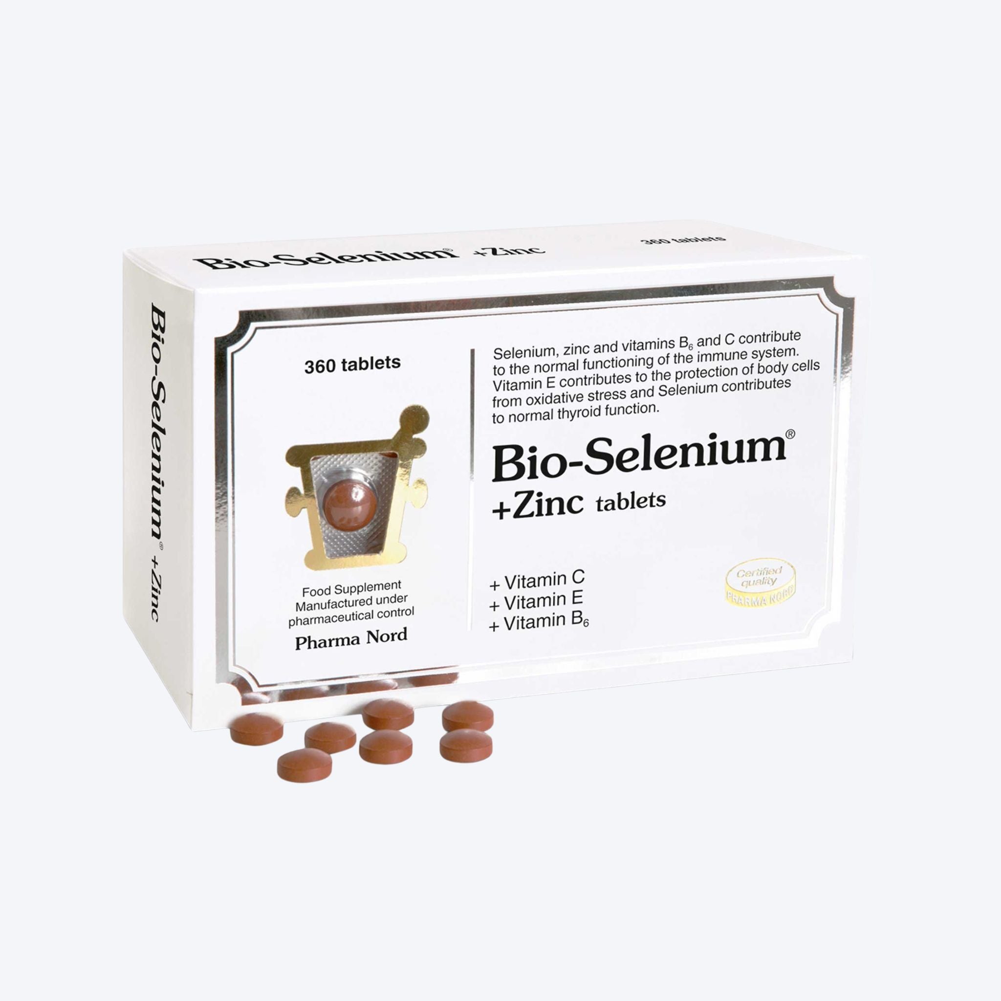 Pharma Nord Bio-Selenium + Zinc x360 Tablets