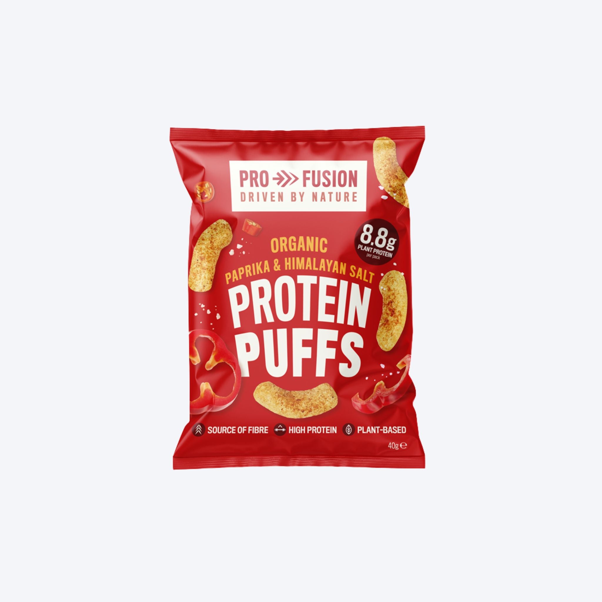 Pro Fusion Organic Paprika and Himalayan Salt Puffs 40g