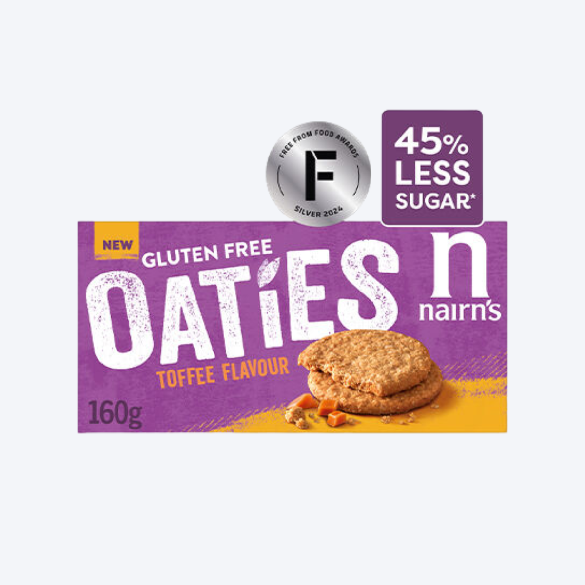Nairns's Gluten Free Oaties Toffee 160g