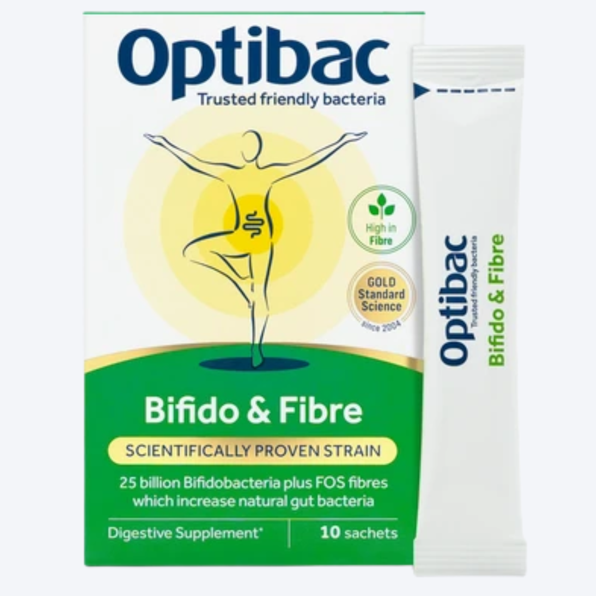 Optibac Probiotics Bifidobacteria & Fibre 10 Sachets