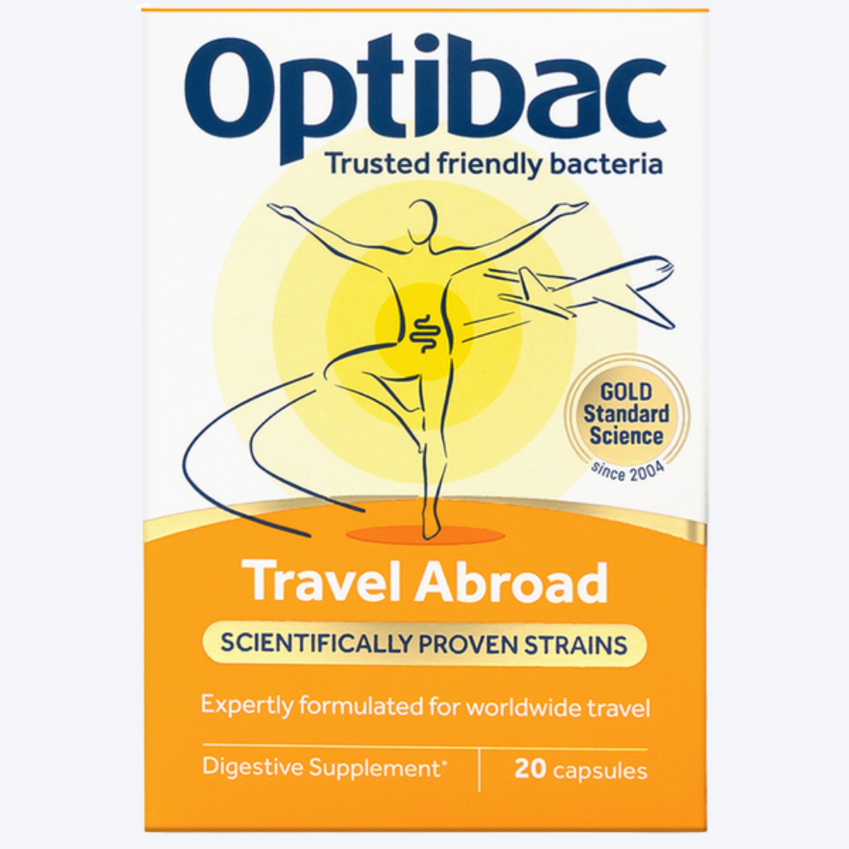 Optibac Probiotics Travel Abroad 20 Caps