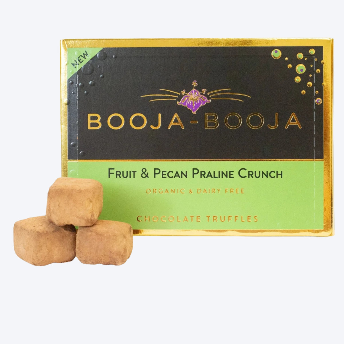 Booja Booja Fruit & Pecan Praline- Eight Truffle Box