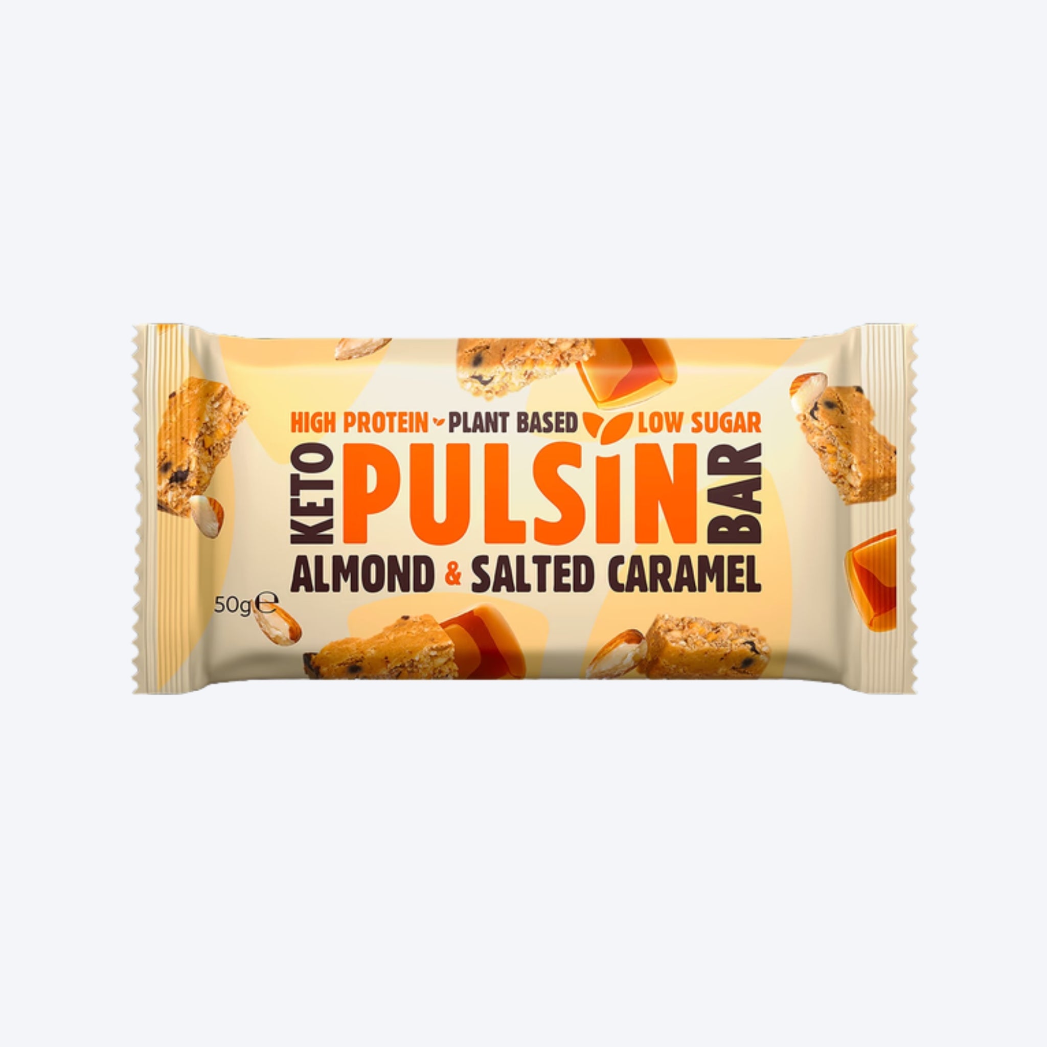 Pulsin Almond and Salted Caramel Keto Bar