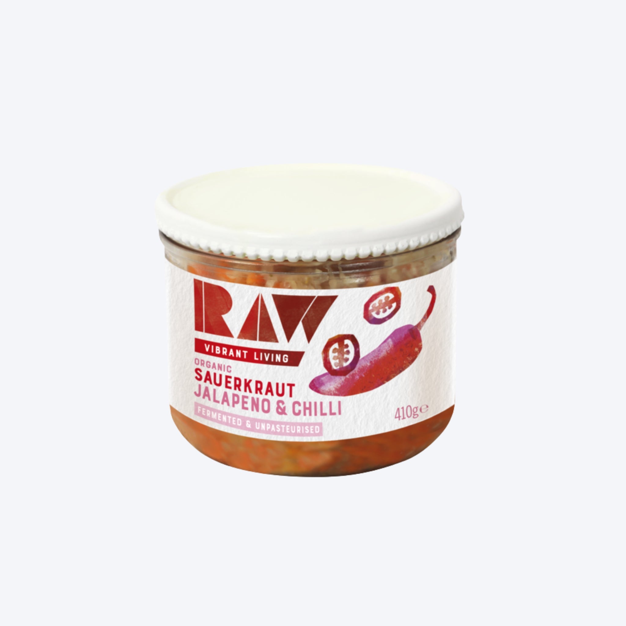 RAW Organic Sauerkraut Jalapeno & Chilli