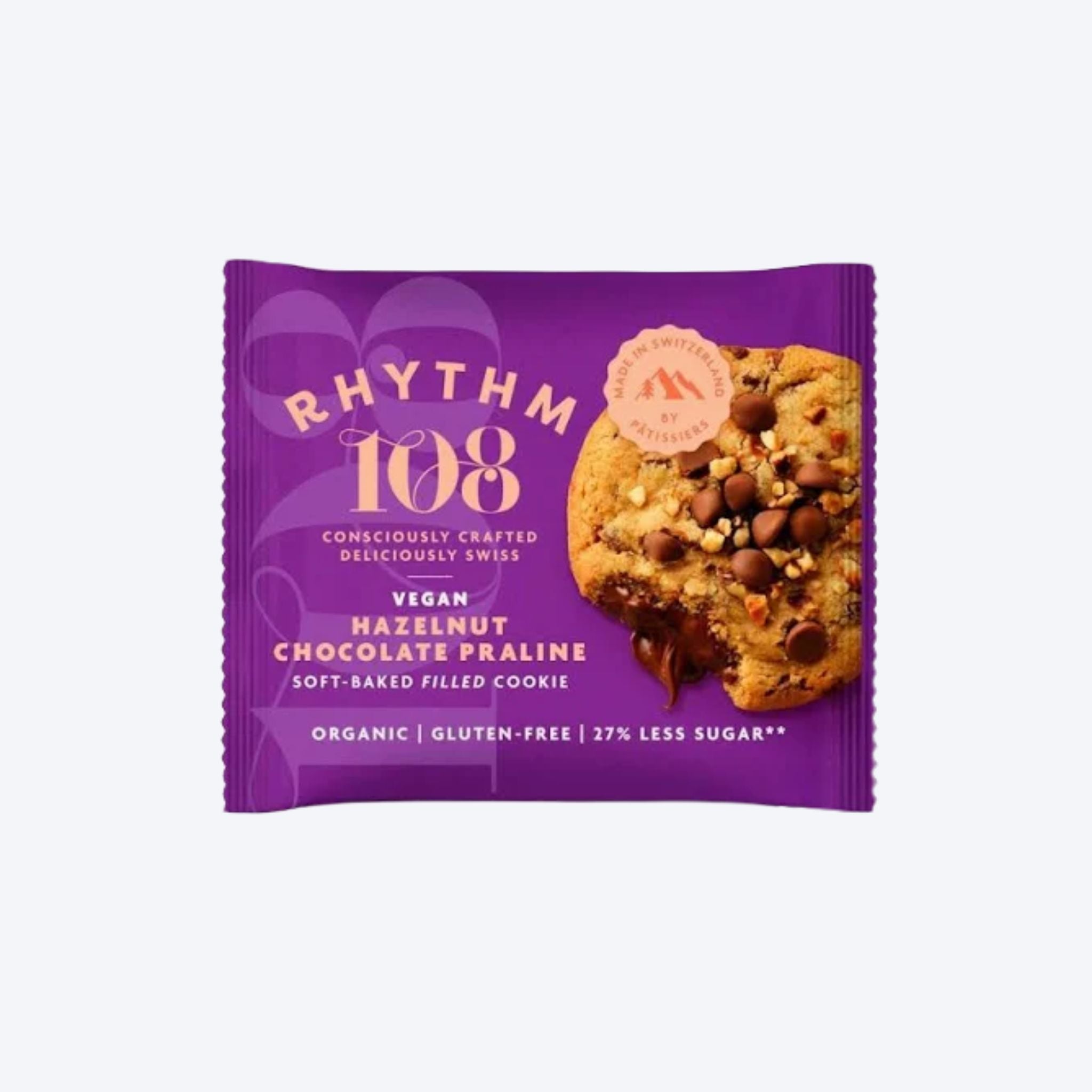 Rhythm 108 Vegan Organic Chocolate Hazelnut Filled Cookie
