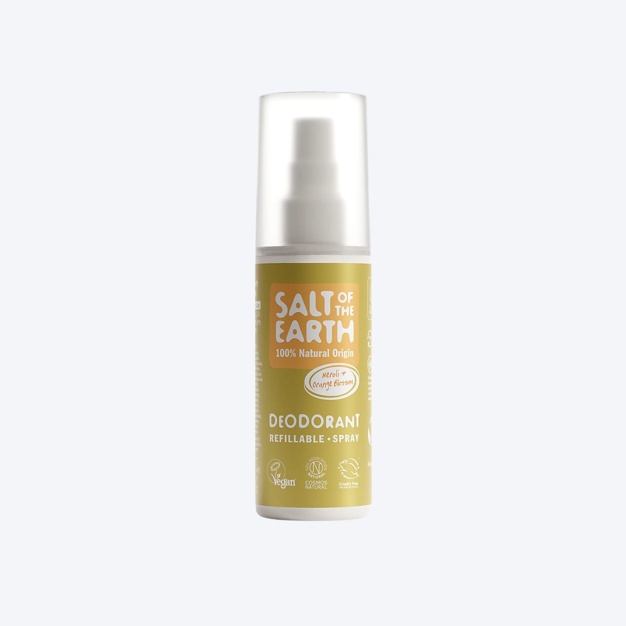 Salt Of The Earth Neroli + Orange Blossom Refillable Spray Deodorant 100ml