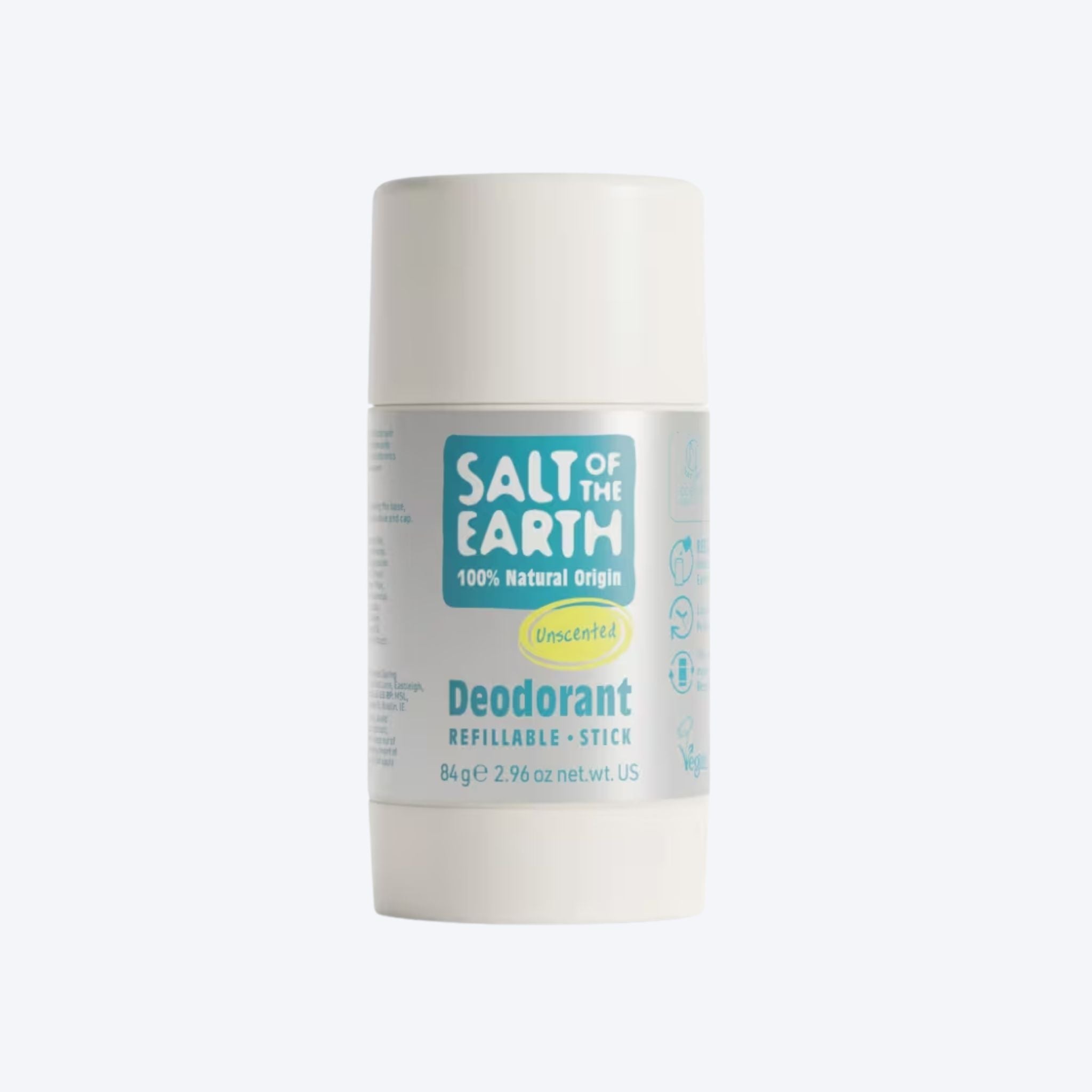 Salt Of The Earth Refillable Stick Deodorant Unscented 84g