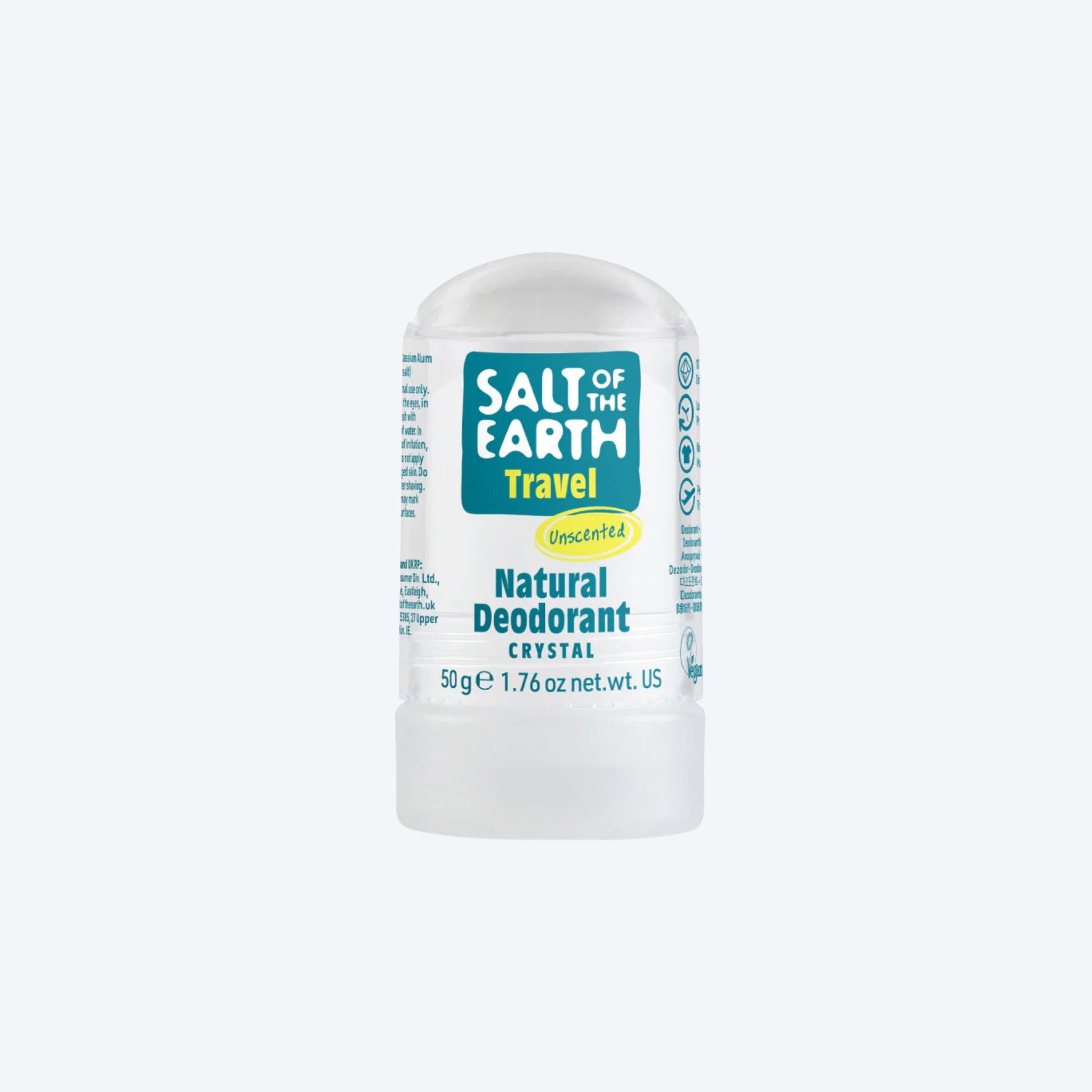 Salt Of The Earth Unscented Crystal Deodorant Travel