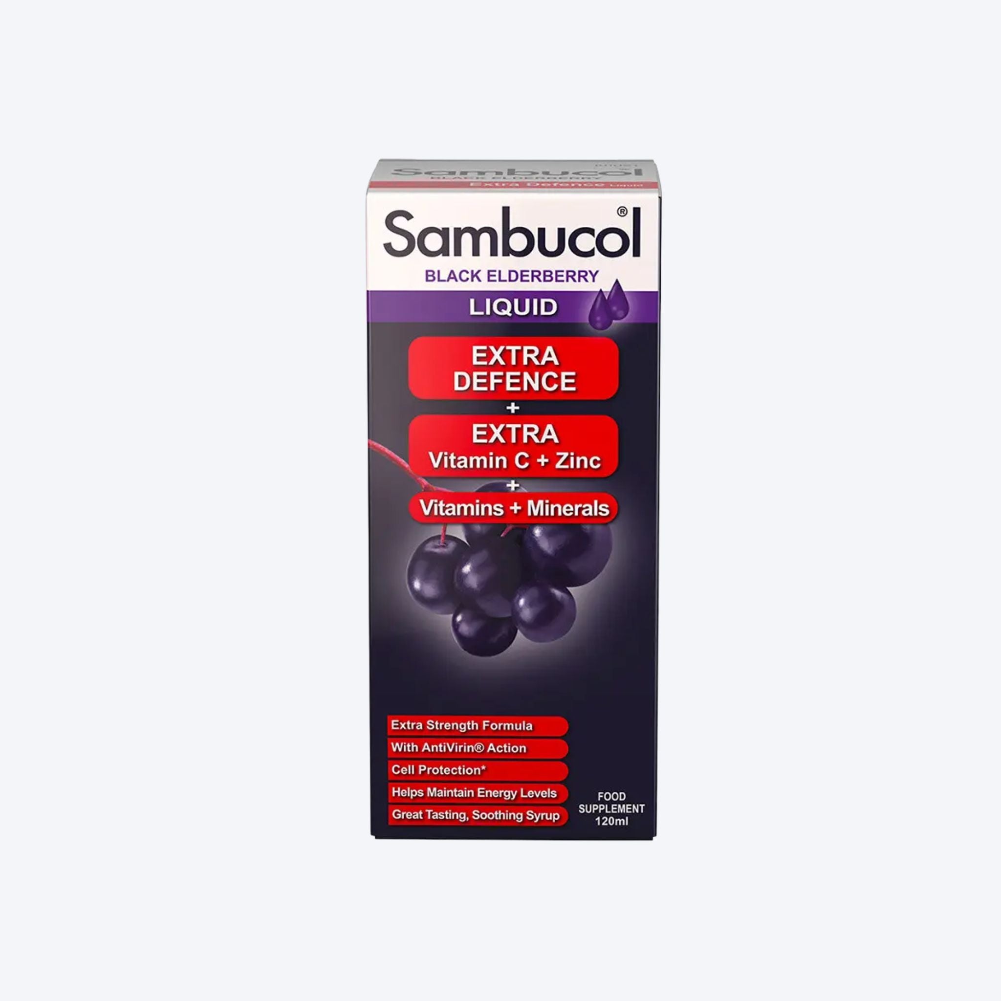 Sambucol Black Elderberry Liquid Defence Extra 120ml