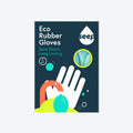 Seep Zero Plastic Rubber Gloves 1 Pair