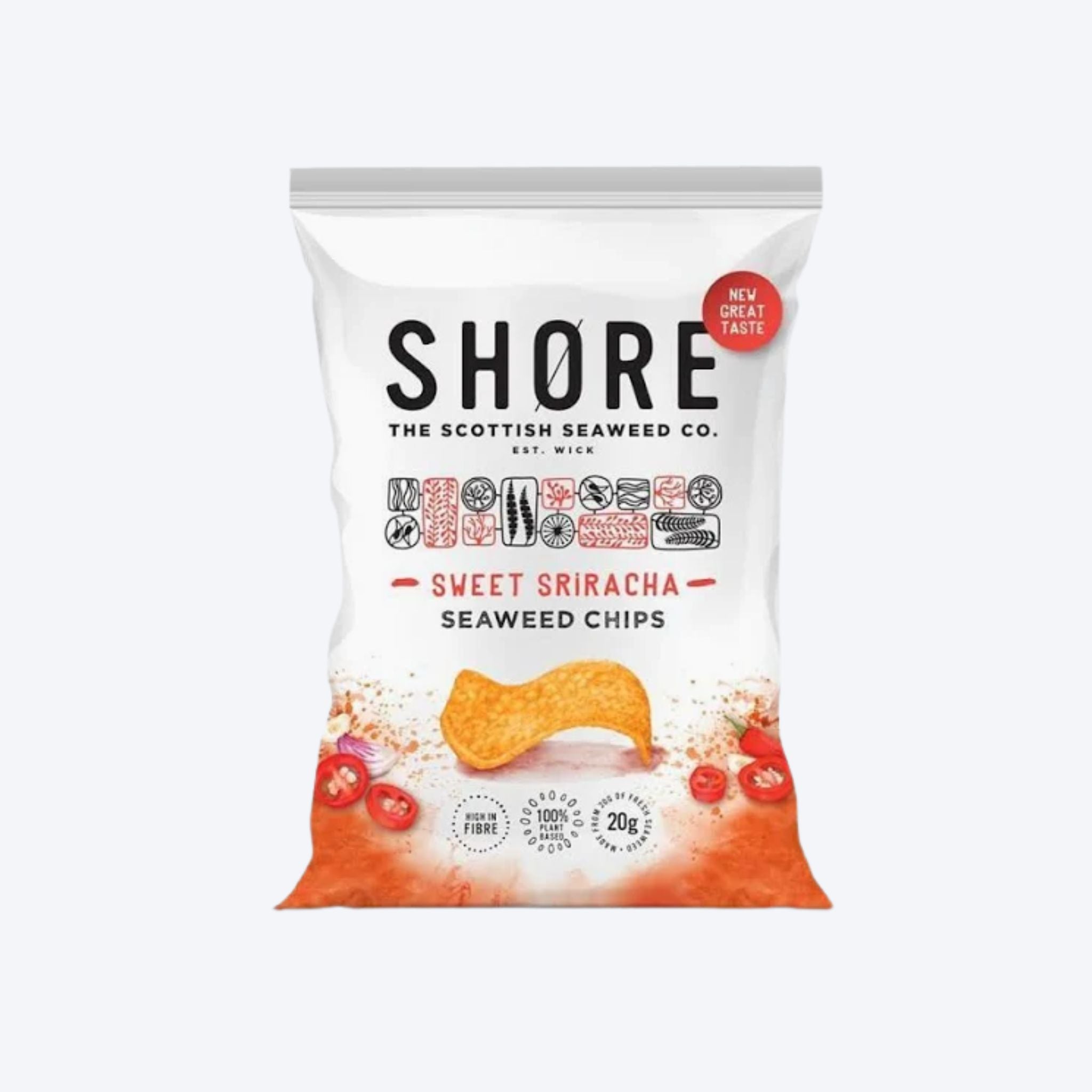 Shore Sweet Sriracha Seaweed Crisps