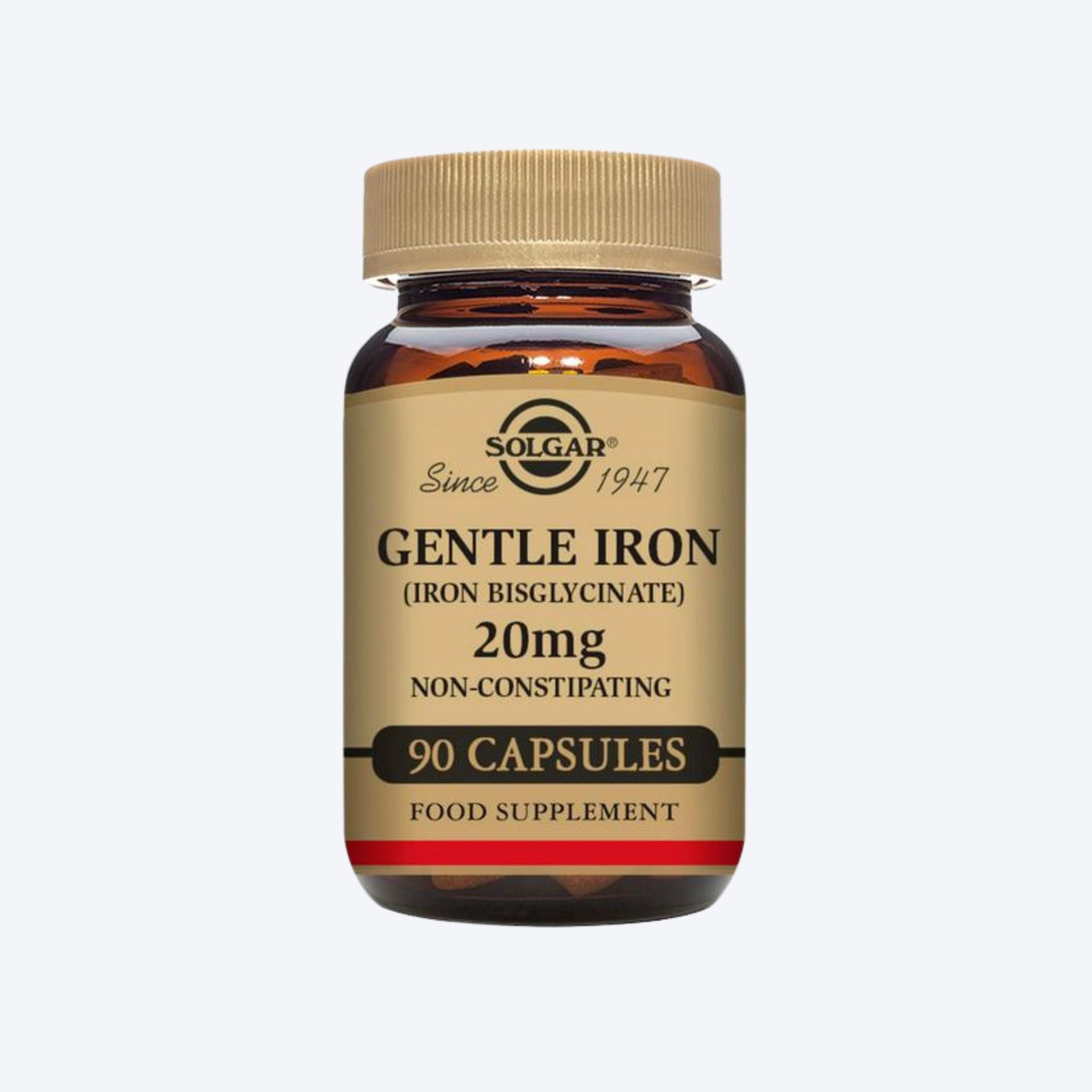 Solgar Gentle Iron 20mg (Non Constipating) 90 Caps