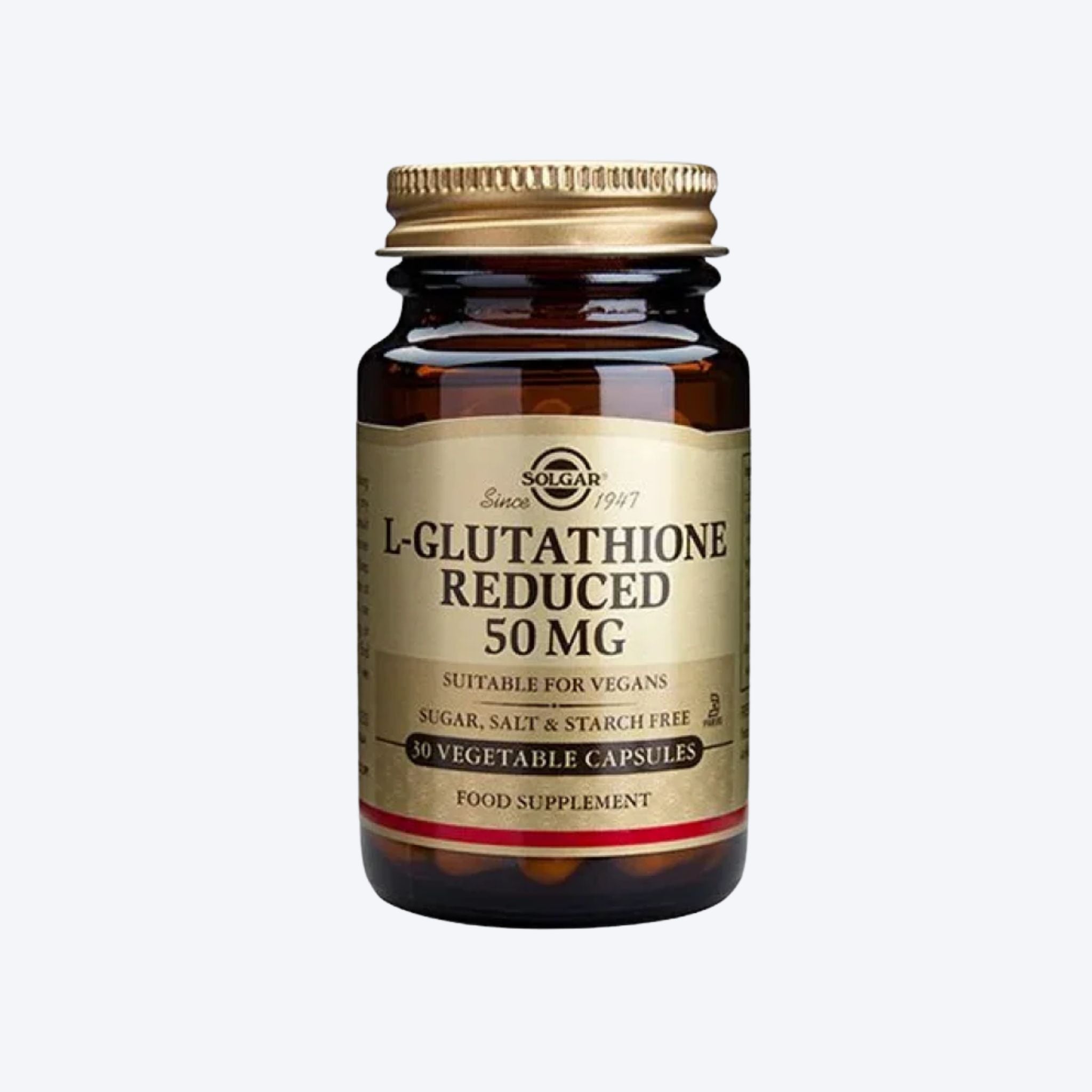 Solgar L-Glutathione Reduced 50mg x30 Capsules