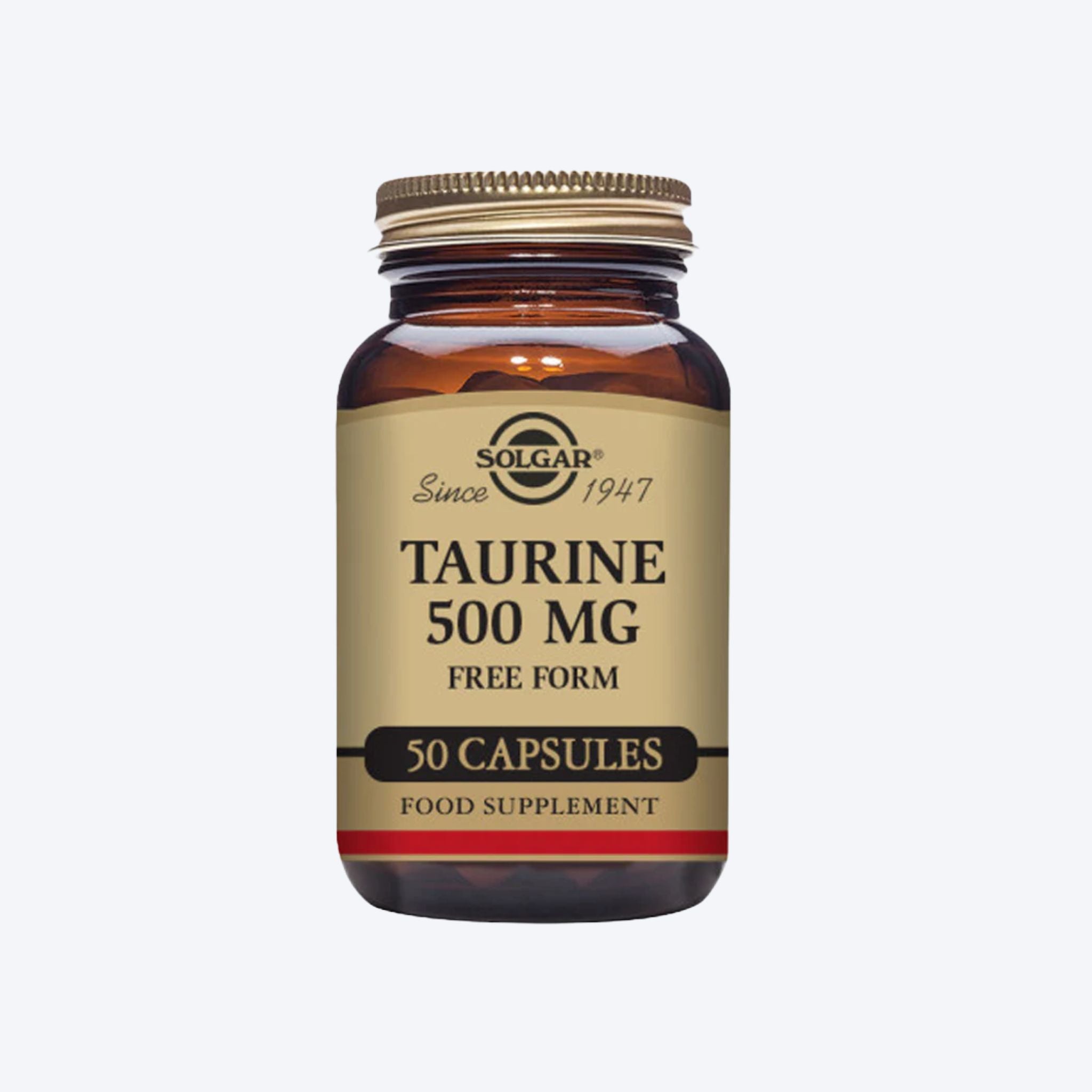 Solgar Taurine 500mg  50 Caps