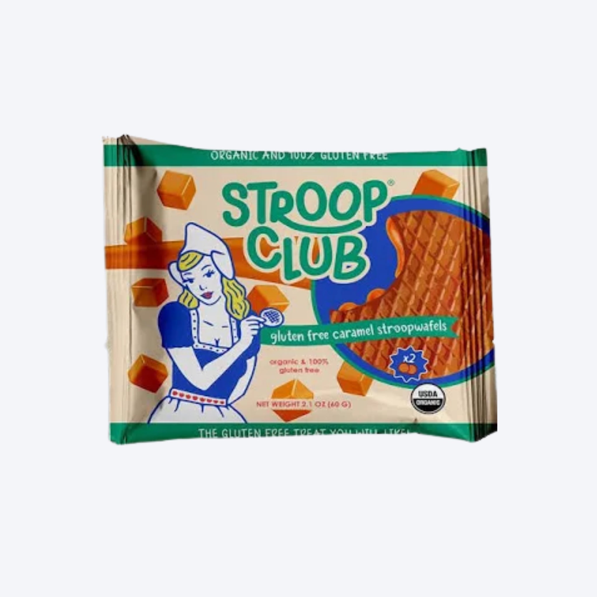 Stroop Club Apple Pie Flavour Plant Based Stroop Waffles