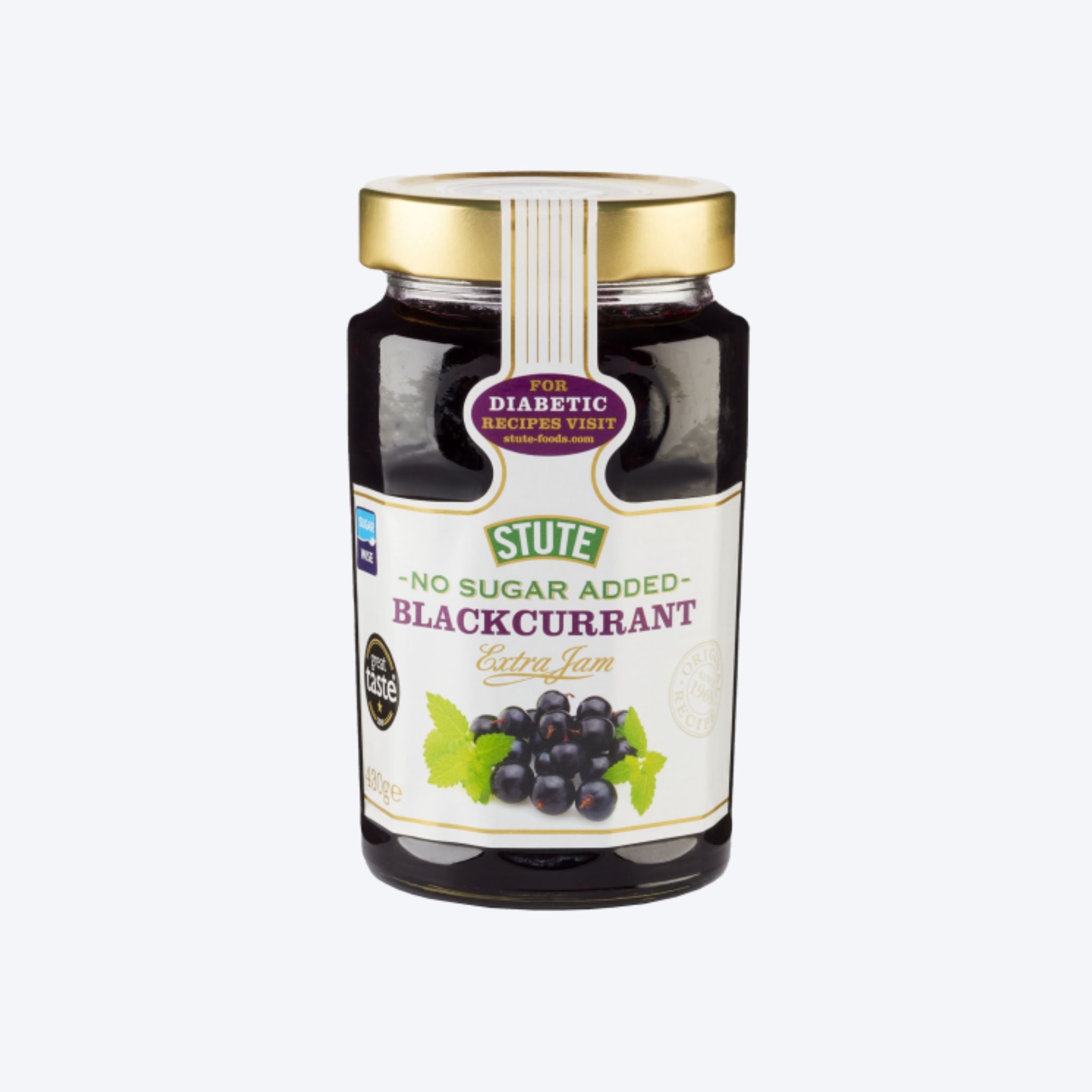 Stute Diabetic No Sugar Blackcurrant Jam