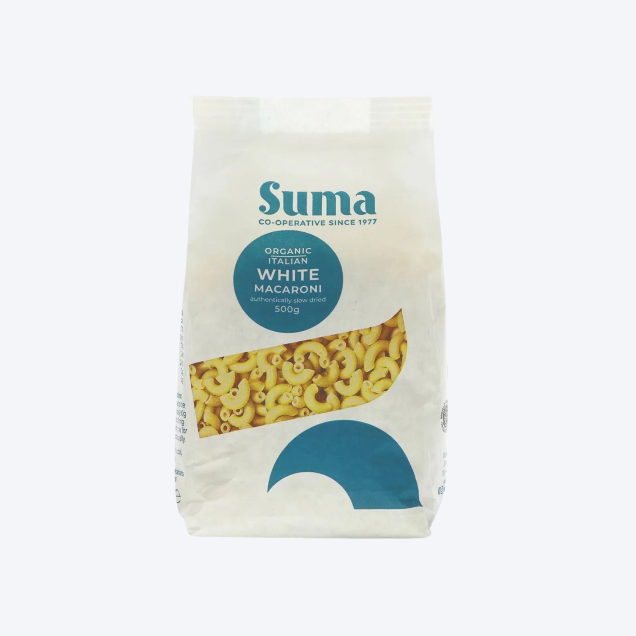 Suma Organic Italian White Macaroni 500g