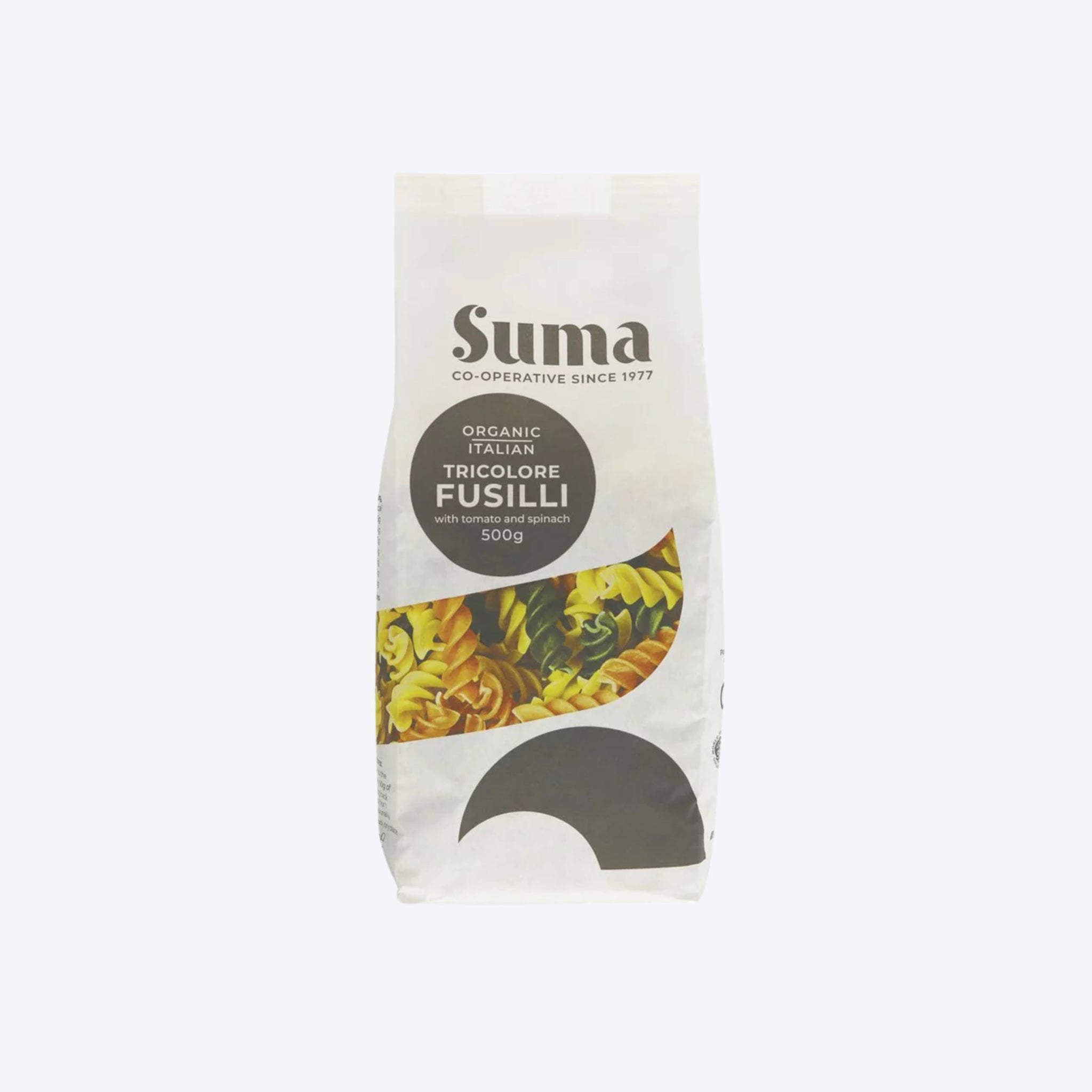 Suma Organic Tricolore Fusilli Pasta 500g