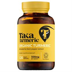 Taka Turmeric Organic Turmeric 120 Caps